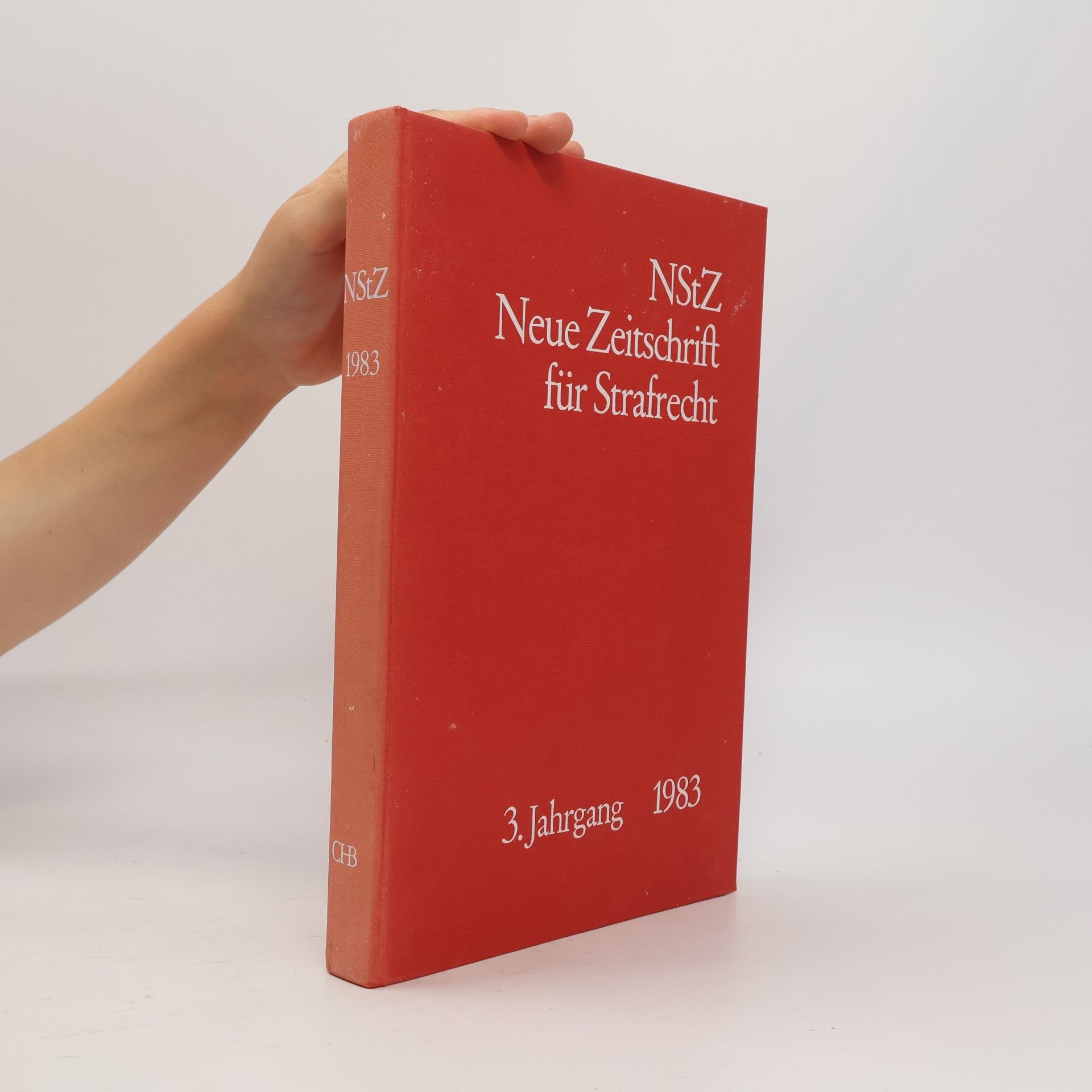 NStZ Neue Zeitschrift für Strafrecht 1983 Jahresregister