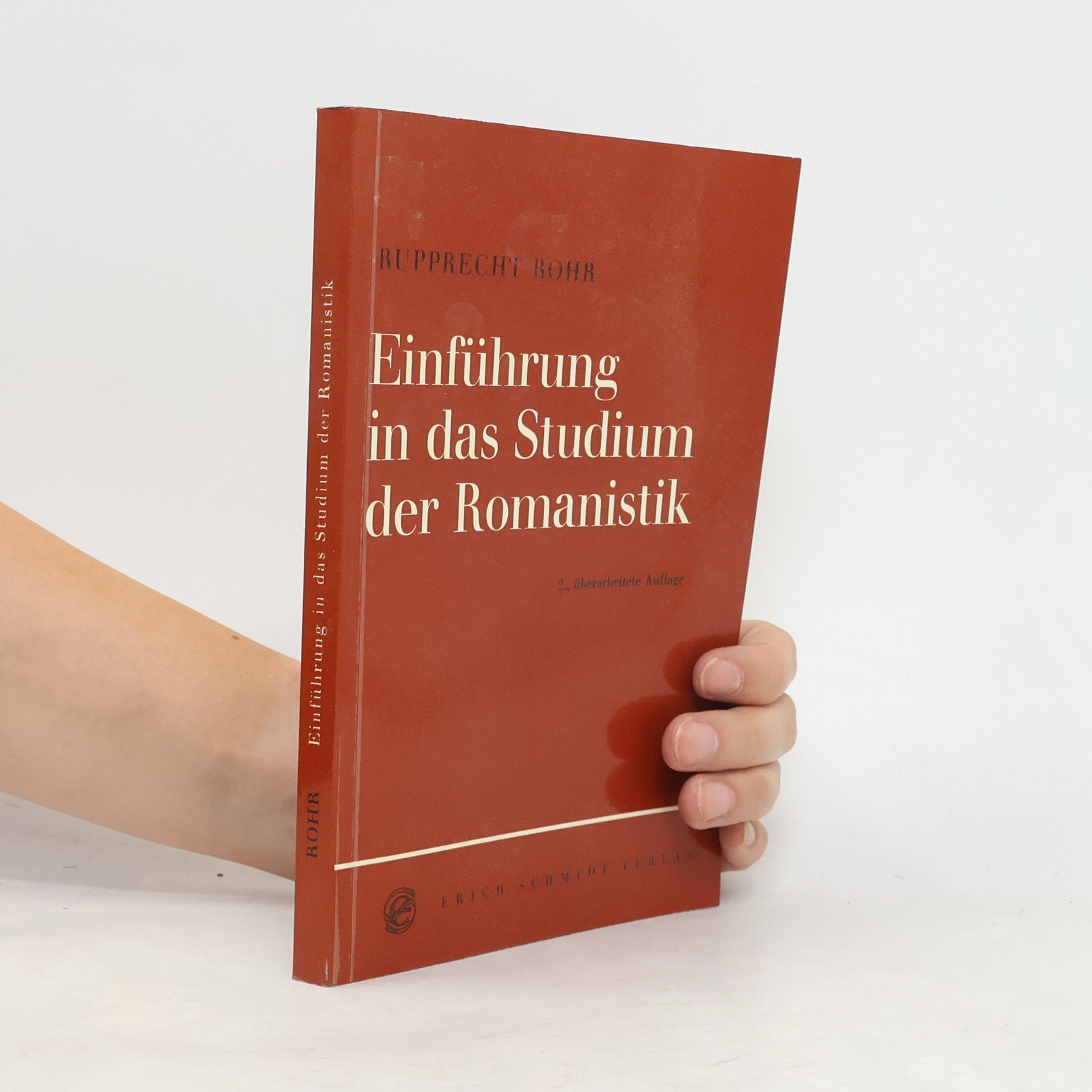 Rupprecht Rohr Einführung in das Studium der Romanistik