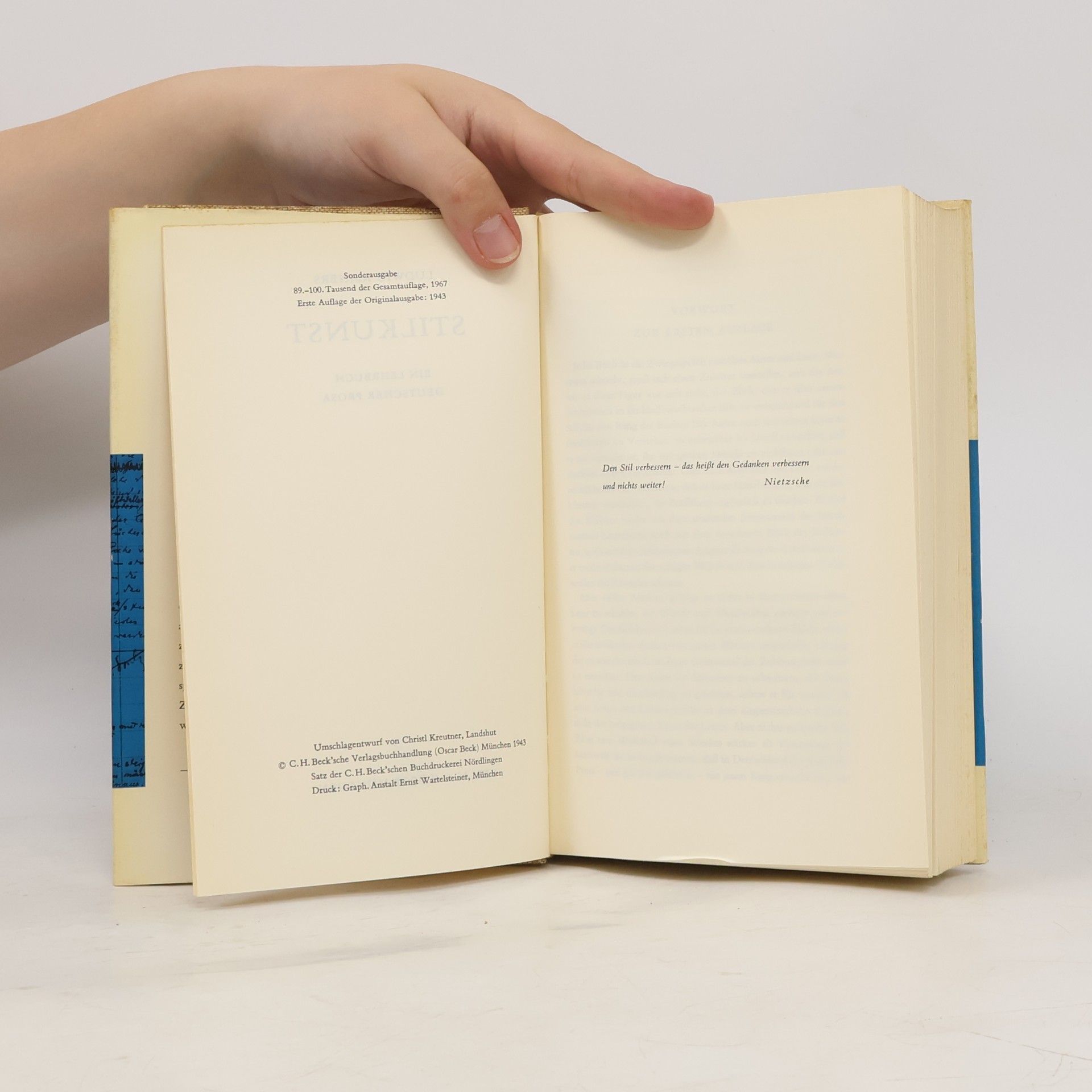 Ludwig Reiners Stilkunst. Ein lehrbuch deutscher prosa