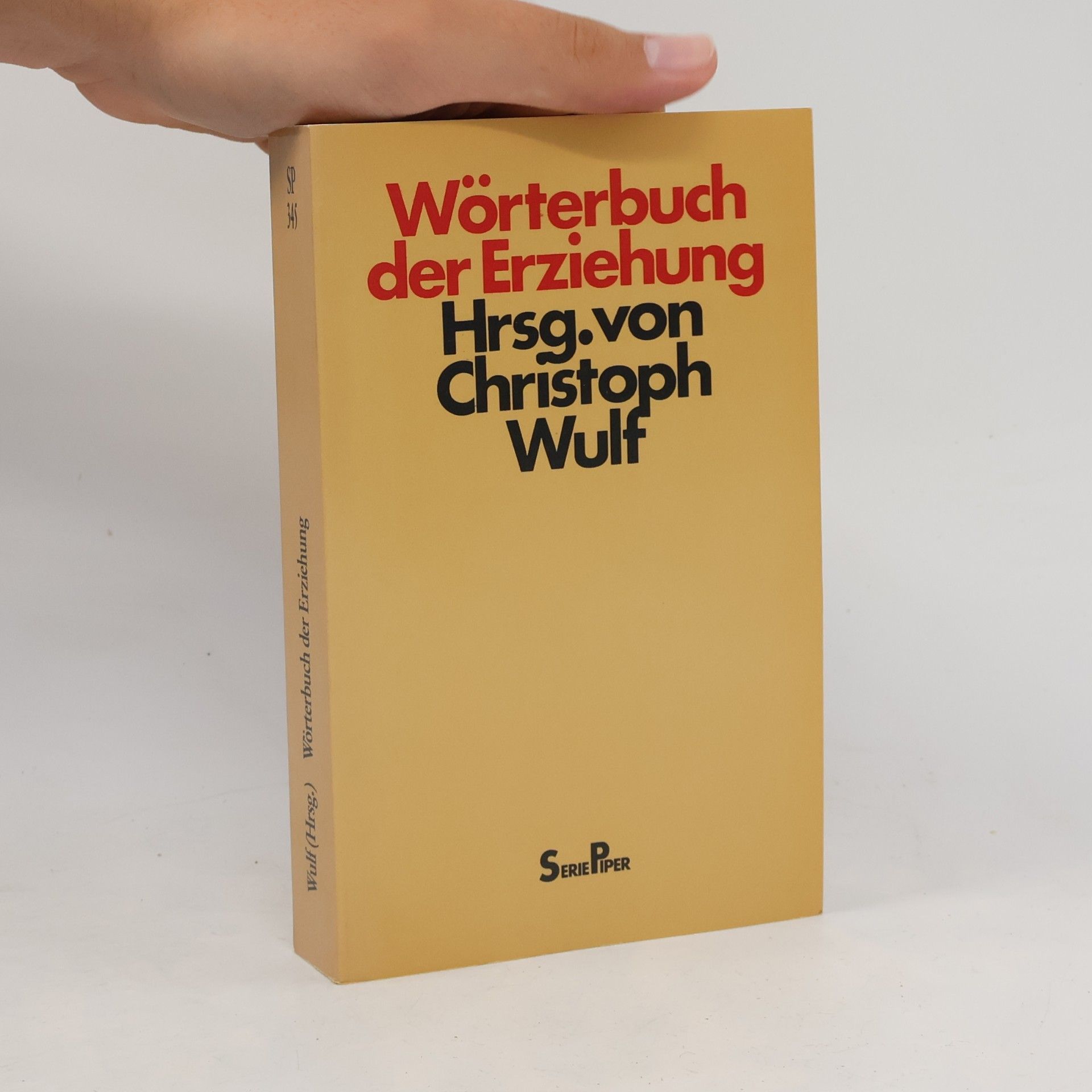 Christoph Wulf Serie Piper - 345: Wörterbuch der Erziehung