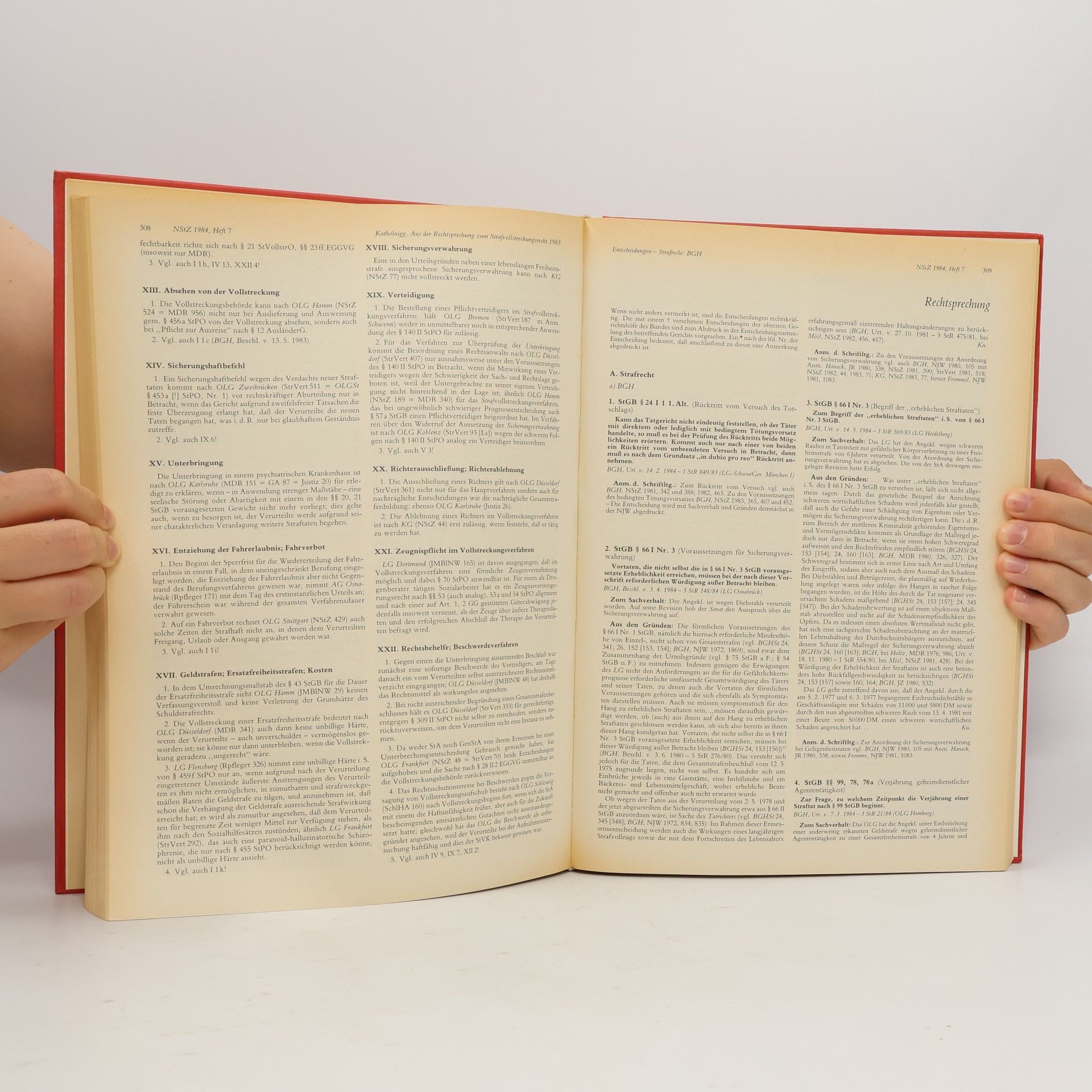 Klaus Miebach Neue Zeitschrift für Strafrecht 4. Jahrgang 1984