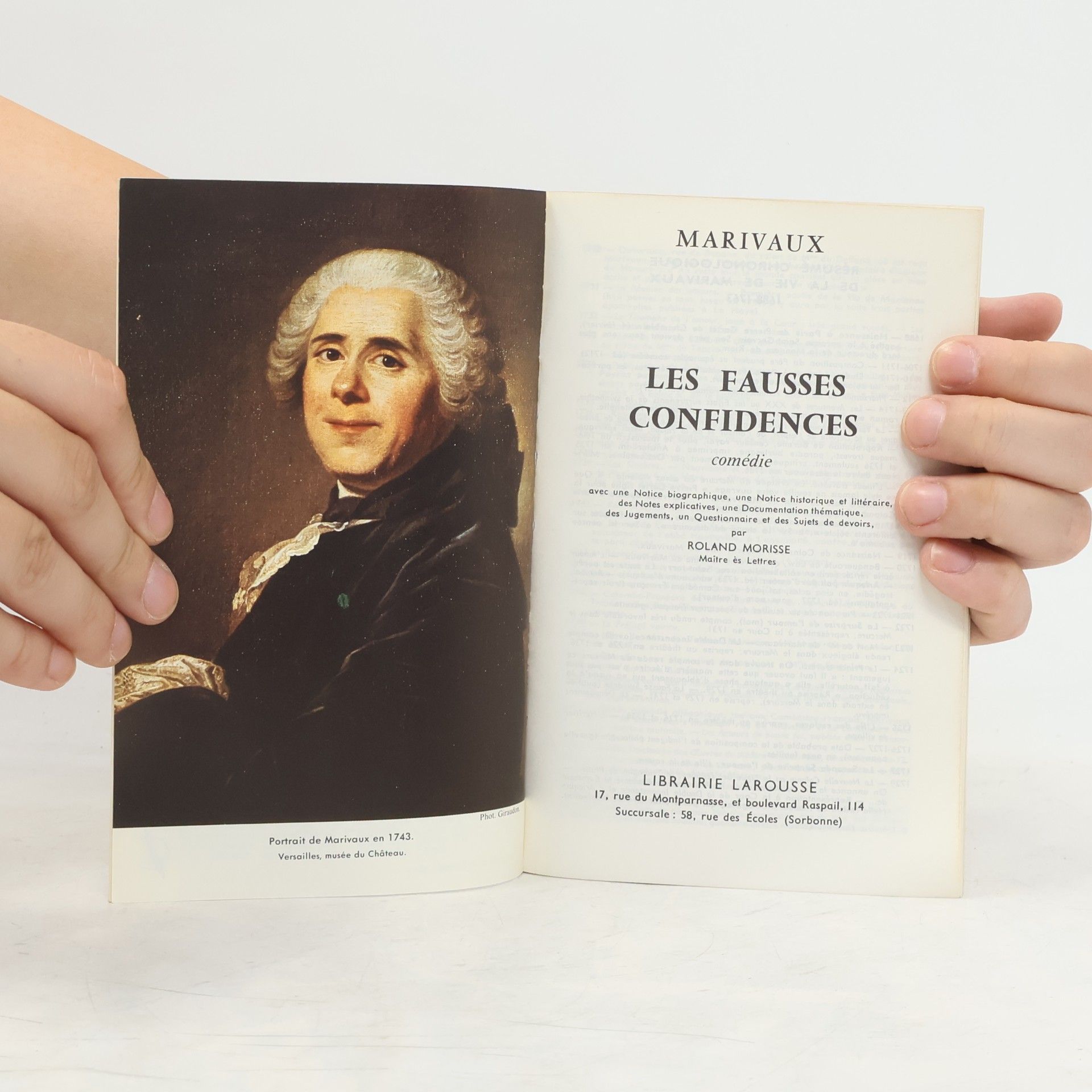 Pierre Carlet de Marivaux Les Fausses Confidences