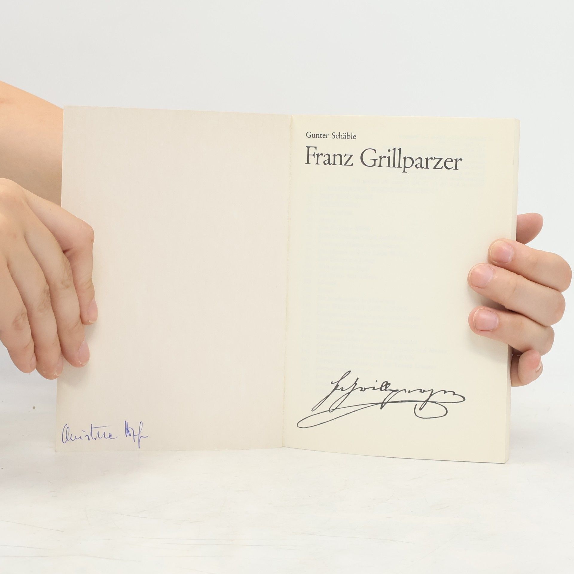 Gunter Schäble Franz Grillparzer