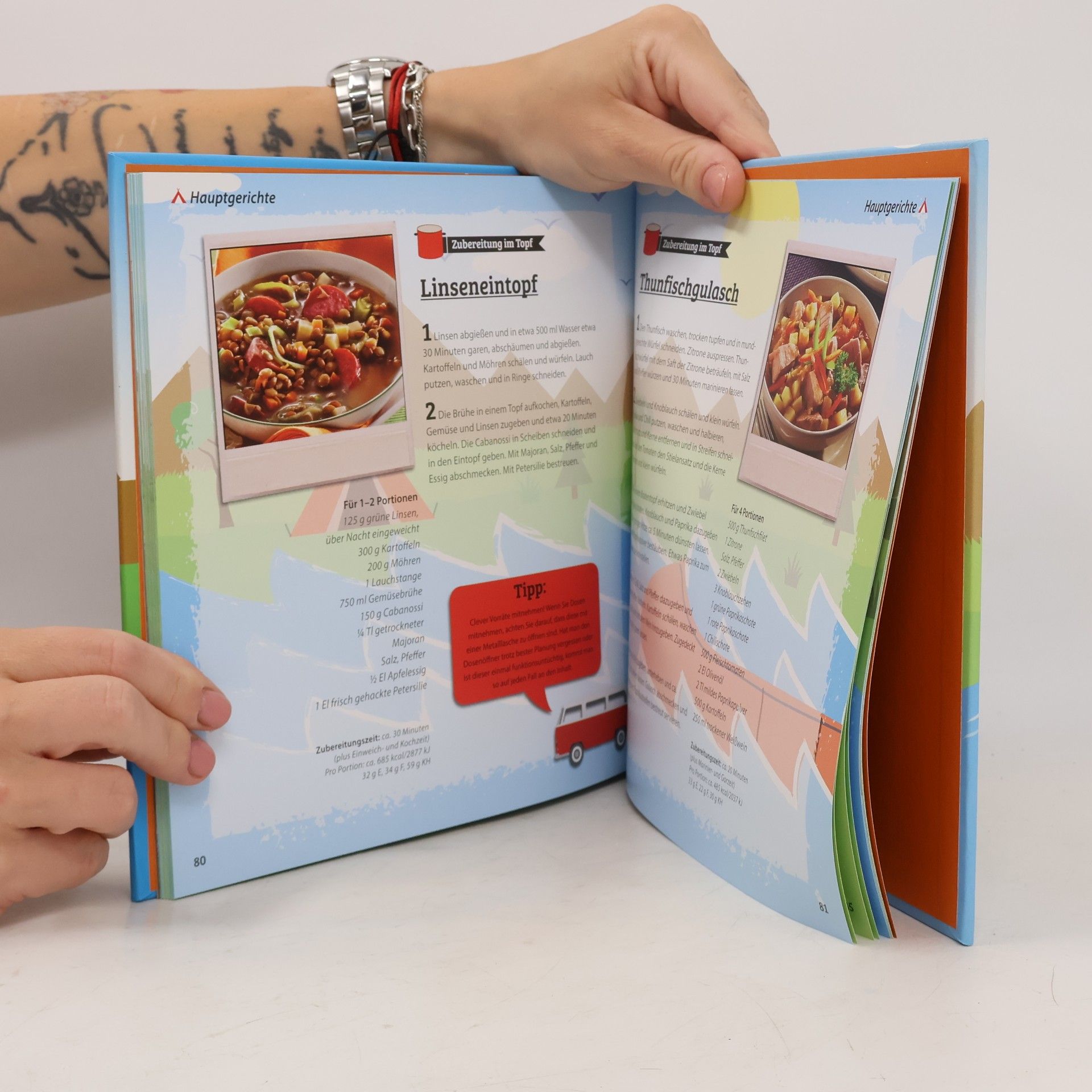 Das fröhliche Camper-Kochbuch