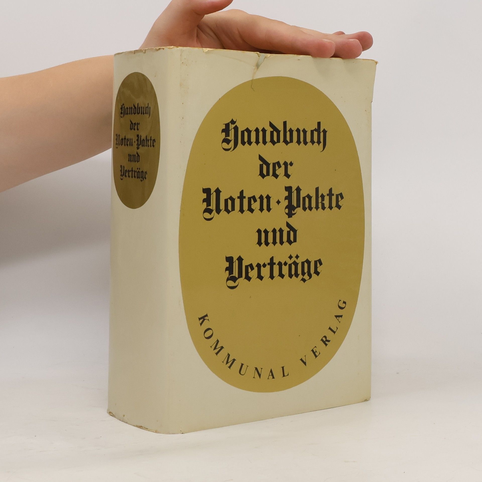 Franz Wilhelm Engel Handbuch der Noten Pakte und Verträge