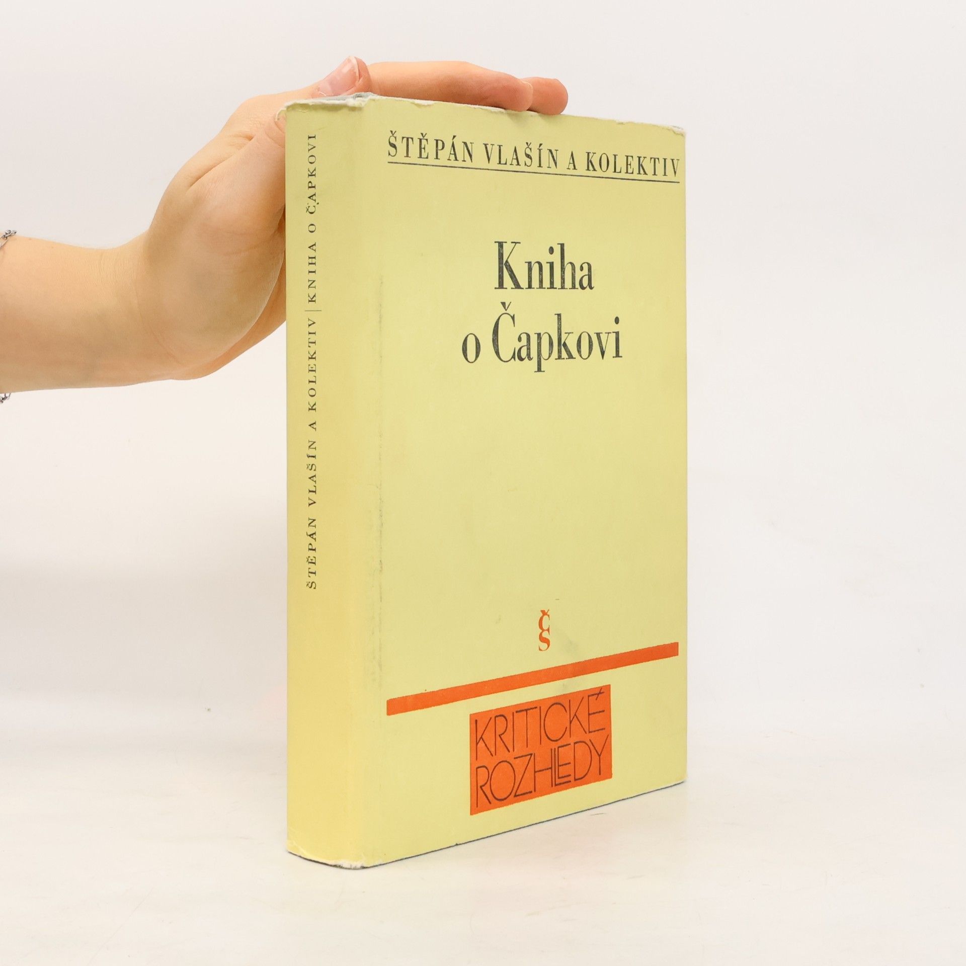 Štěpán Vlašín Kniha o Čapkovi