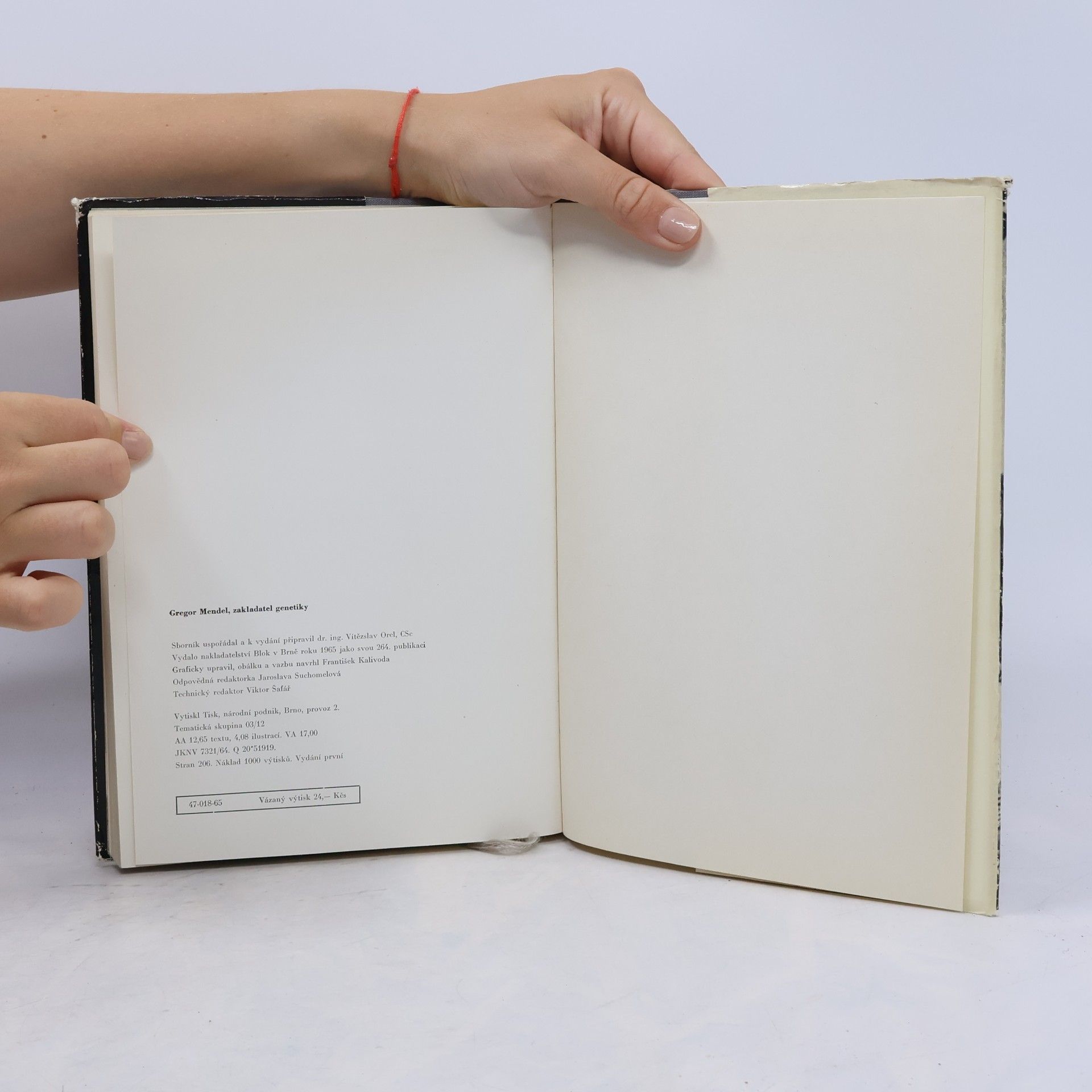 Autorenkollektiv Gregor Mendel, zakladatel genetiky
