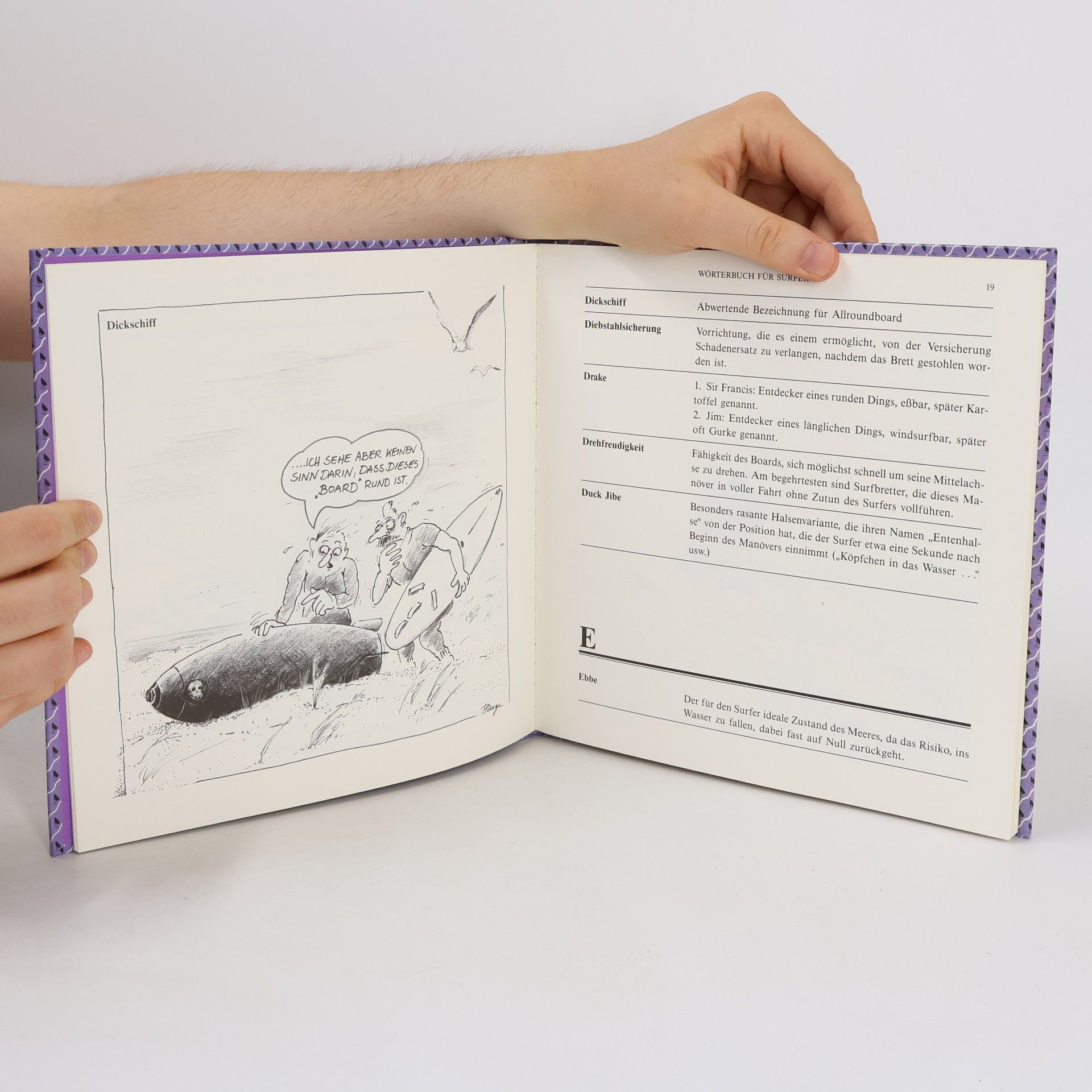 Collectif d'auteurs Sur-fen: Ein fröhliches Wörterbuch für zwei-Hand-Segler, Surfboard-Kapitäne und andere Wasserratten