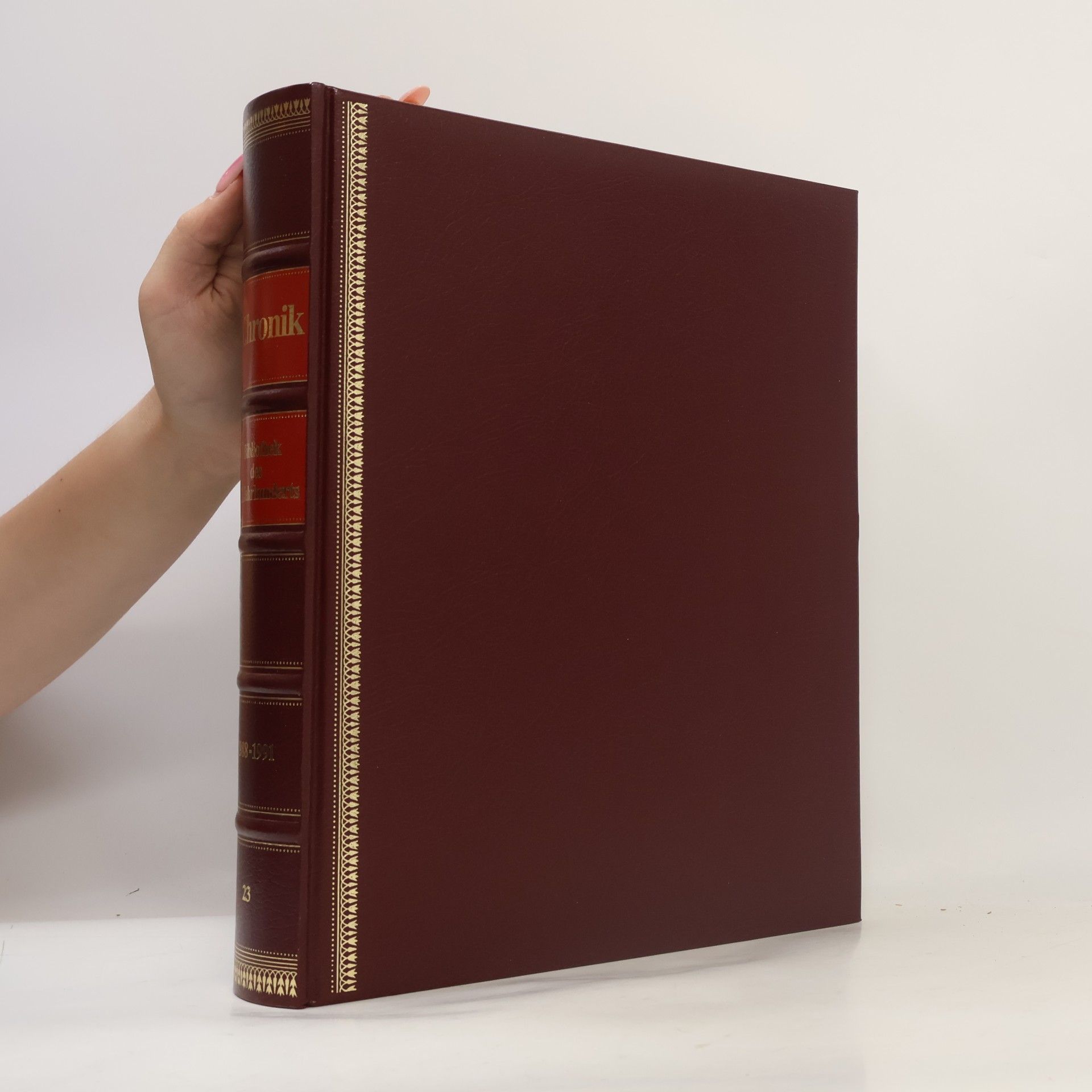 Axel Steinhage Chronik. Bibliothek des 20. Jahrhunderts 1988-1991. Band 23