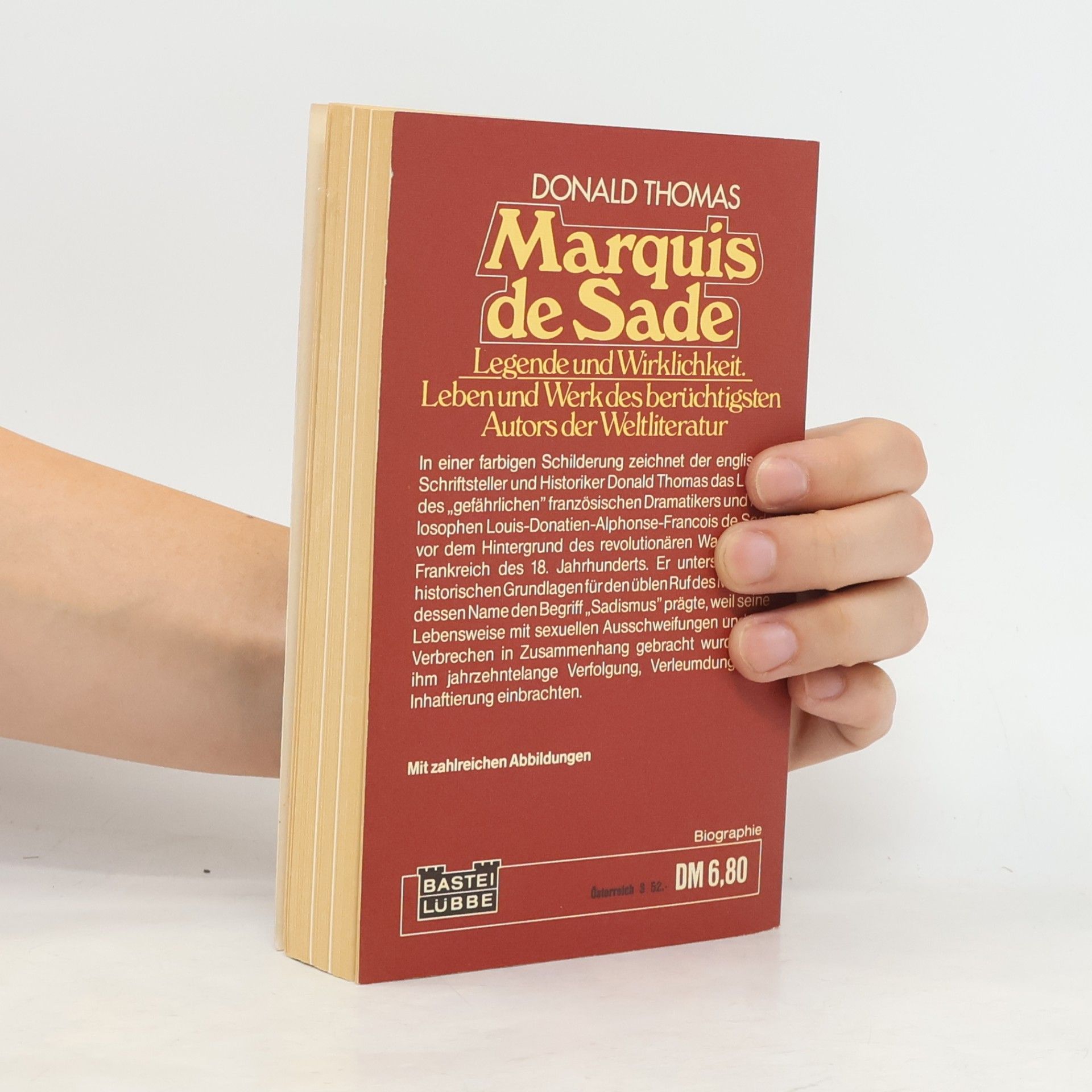 Donald Serrell Thomas Marquis de Sade