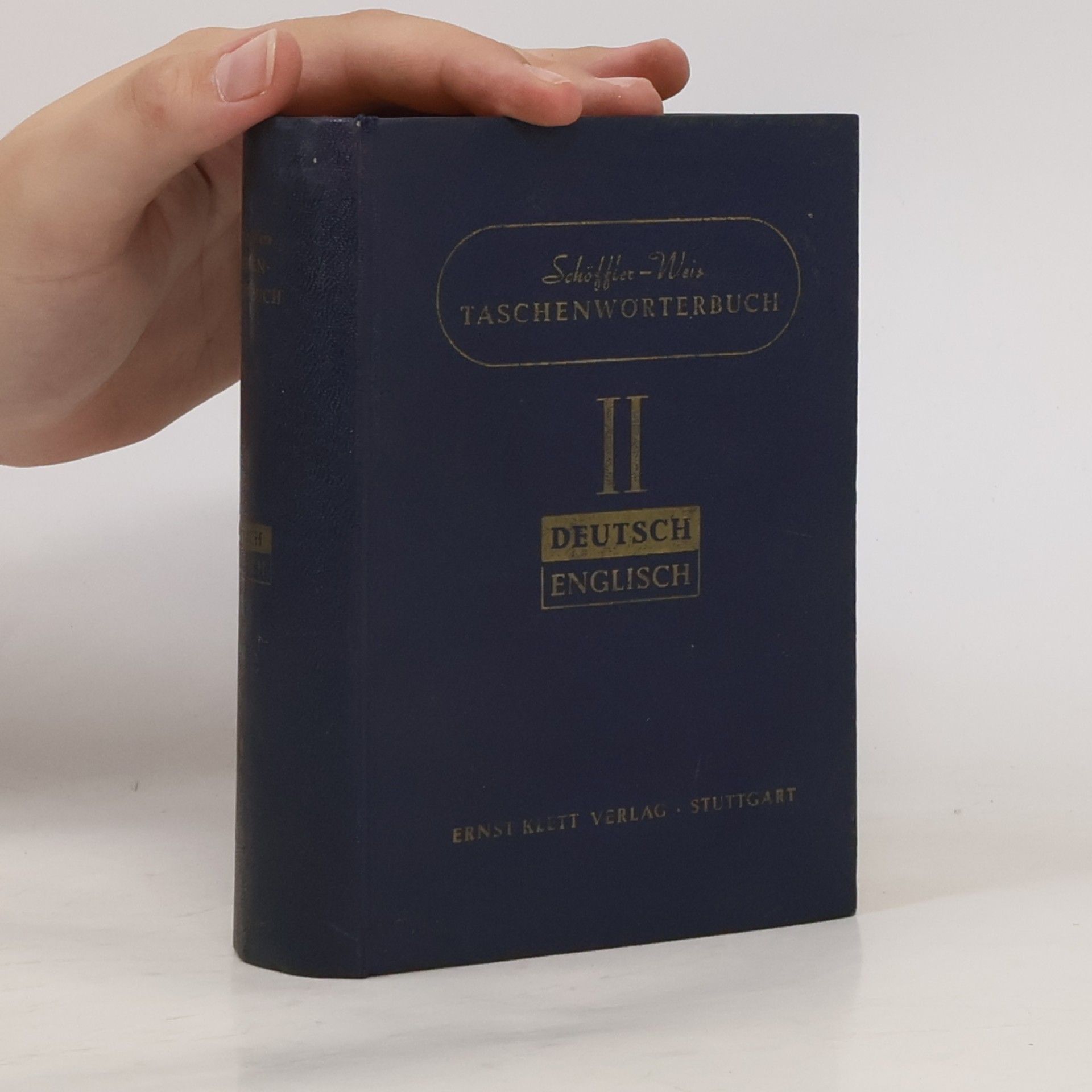 Erich Weiss Schöffler-Weis Taschenwörterbuch der englischen und deutschen Sprache II.