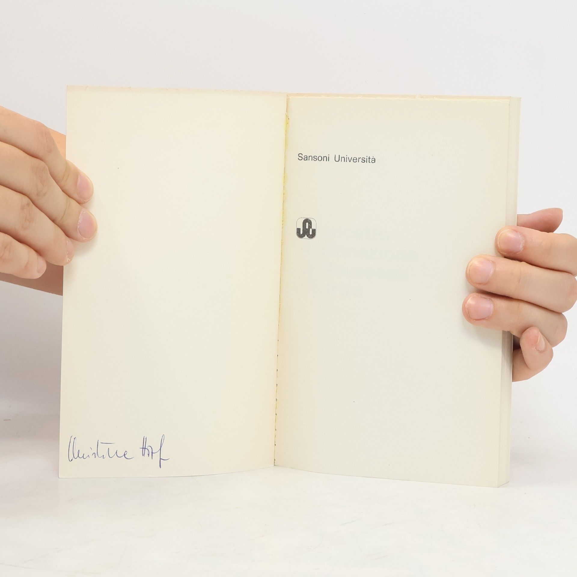 Cristiano Camporesi Il concetto di alienazione da Rousseau a Sartre