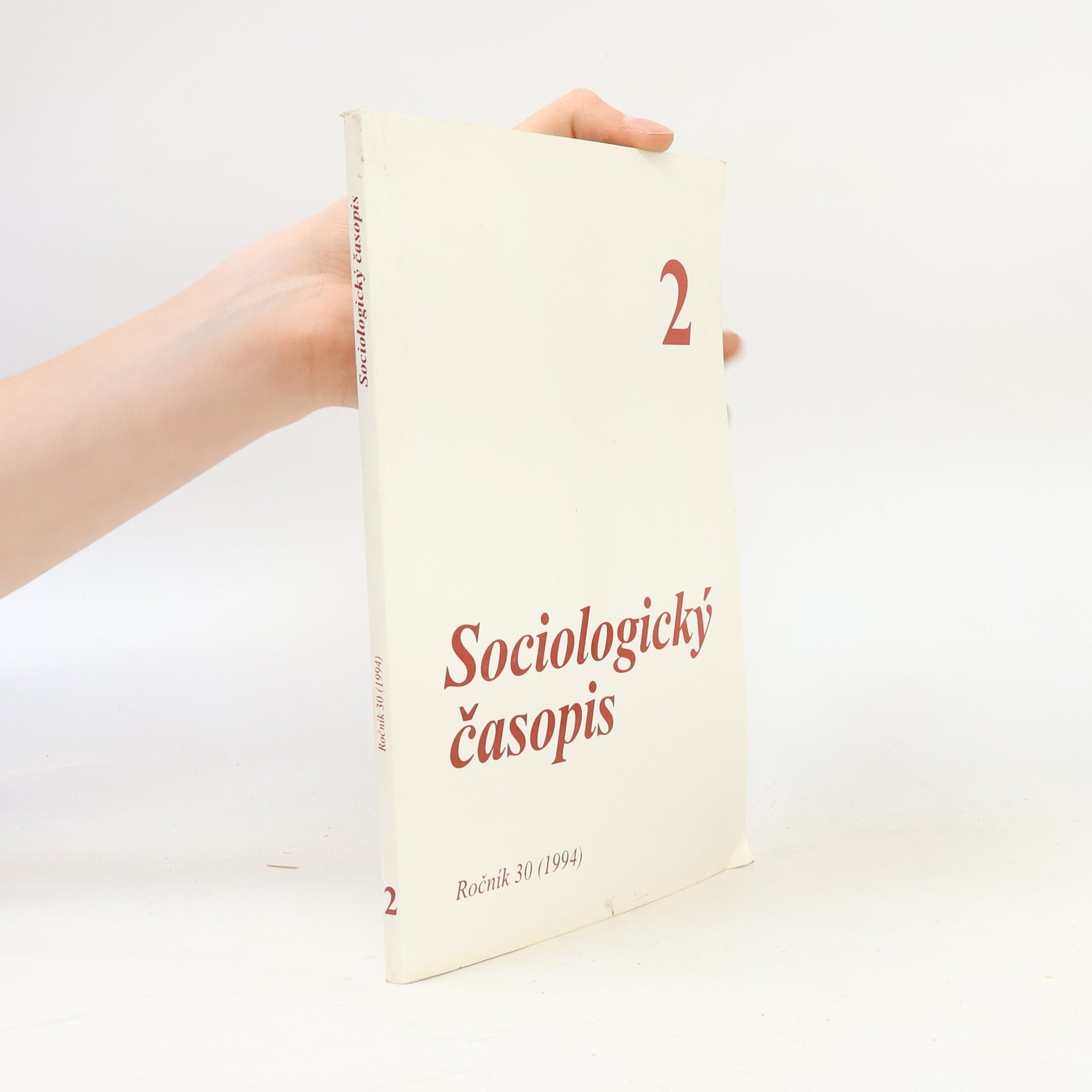 Kolektív autorov Sociologický časopis 2, ročník 30