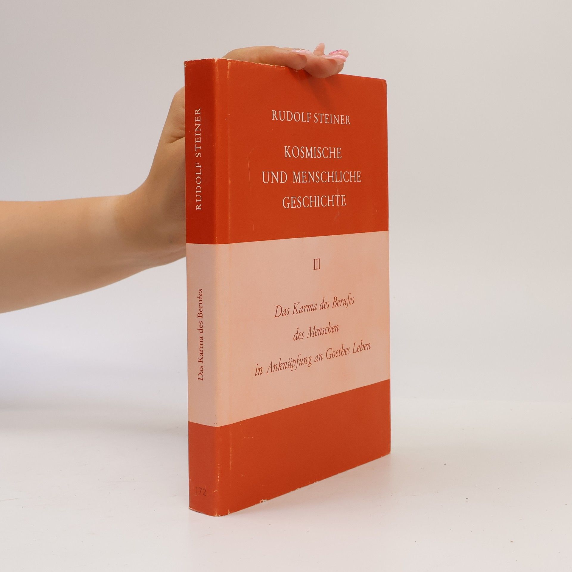 Rudolf Steiner Kosmische und Menschliche Geschichte - 3: Das Karma des Berufes des Menschen in Anknüpfung an Goethes Leben