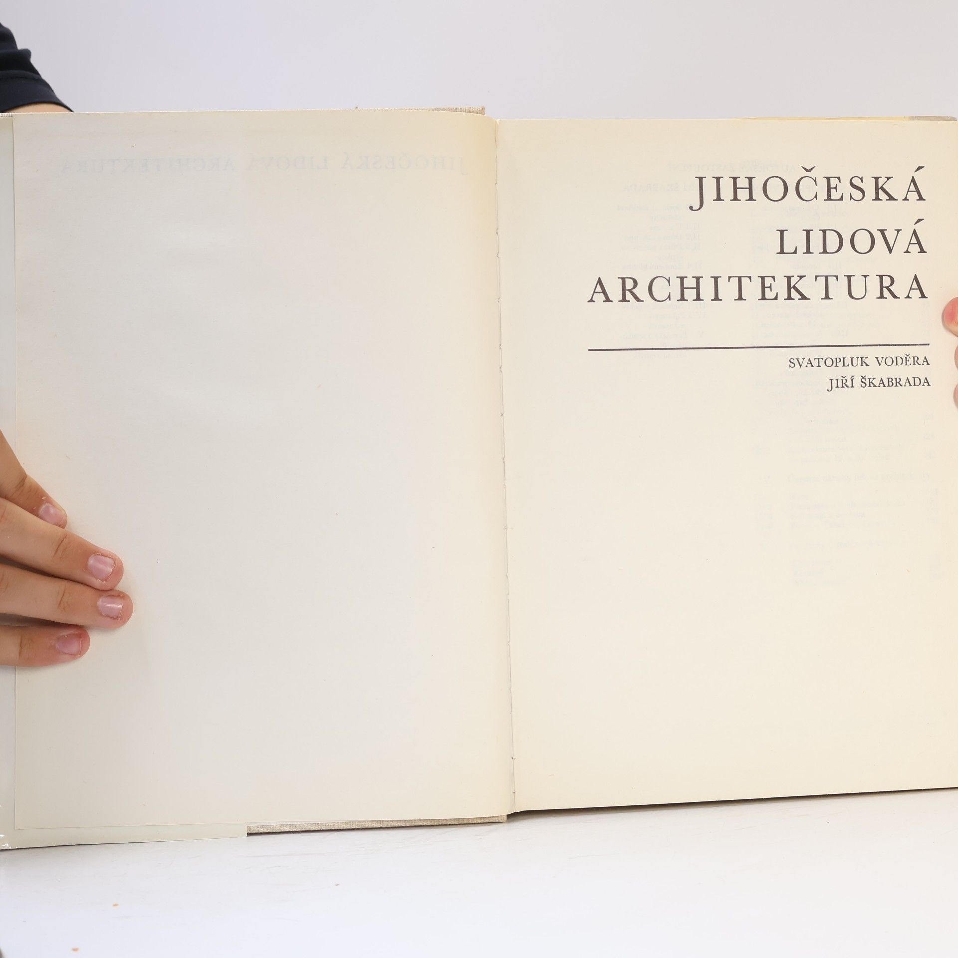 Jiří Škabrada Jihočeská lidová architektura