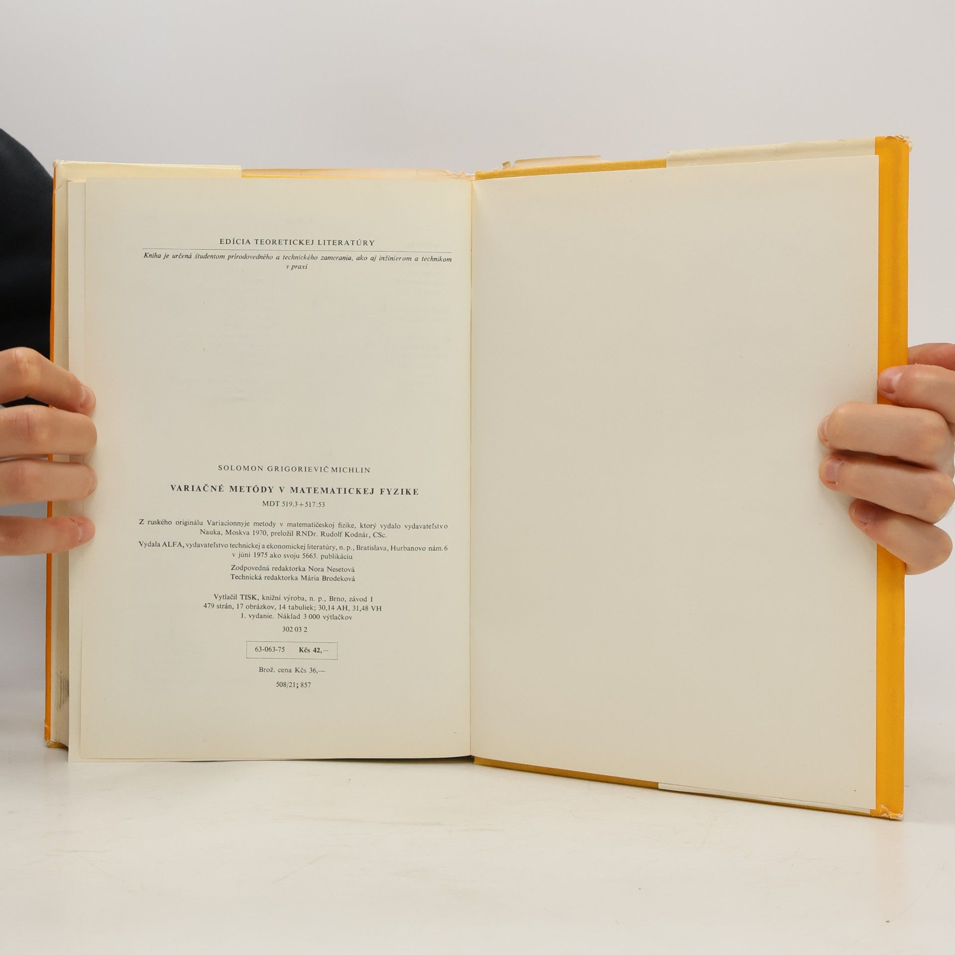 Solomon Grigorjewitsch Michlin Variačné metódy v matematickej fyzike