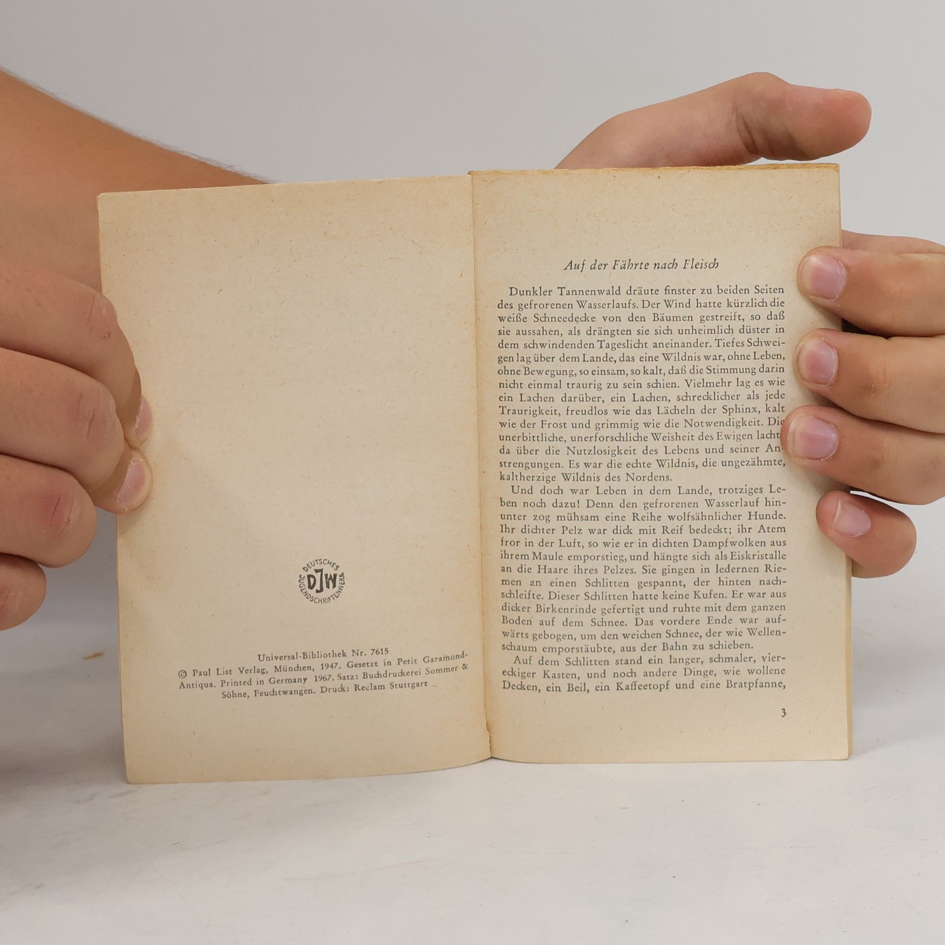 Jack London Eine Beute der Wölfe