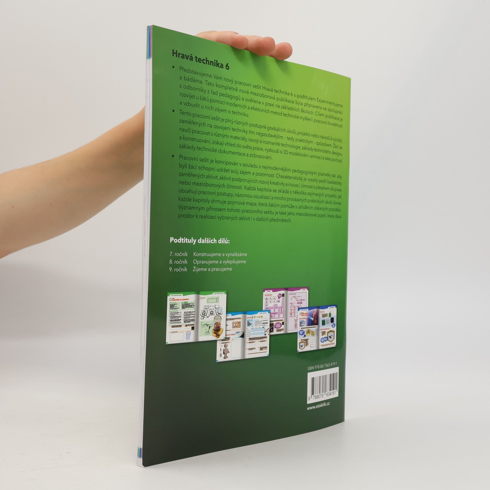 Various authors Technika pro 6. ročník. Experimentujeme a bádáme. Pracovní sešit