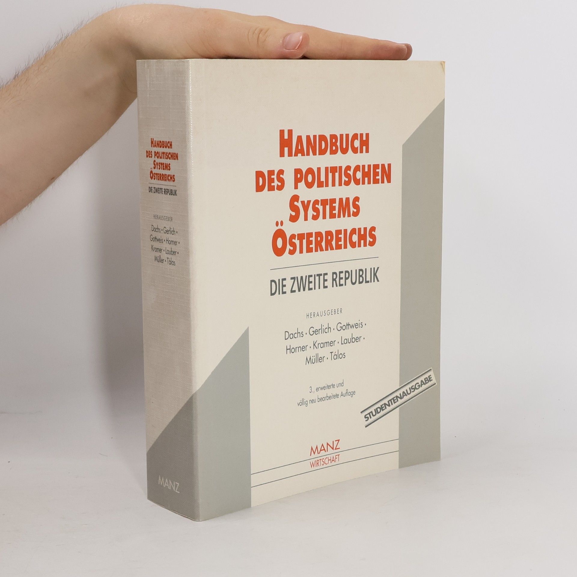 Herbert Dachs Handbuch des politischen Systems Österreichs