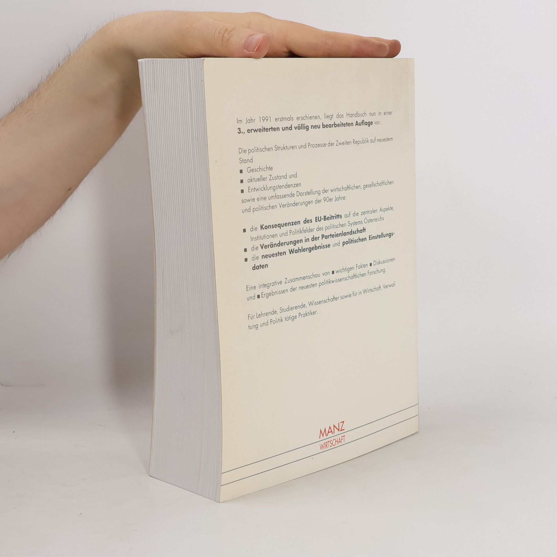 Herbert Dachs Handbuch des politischen Systems Österreichs