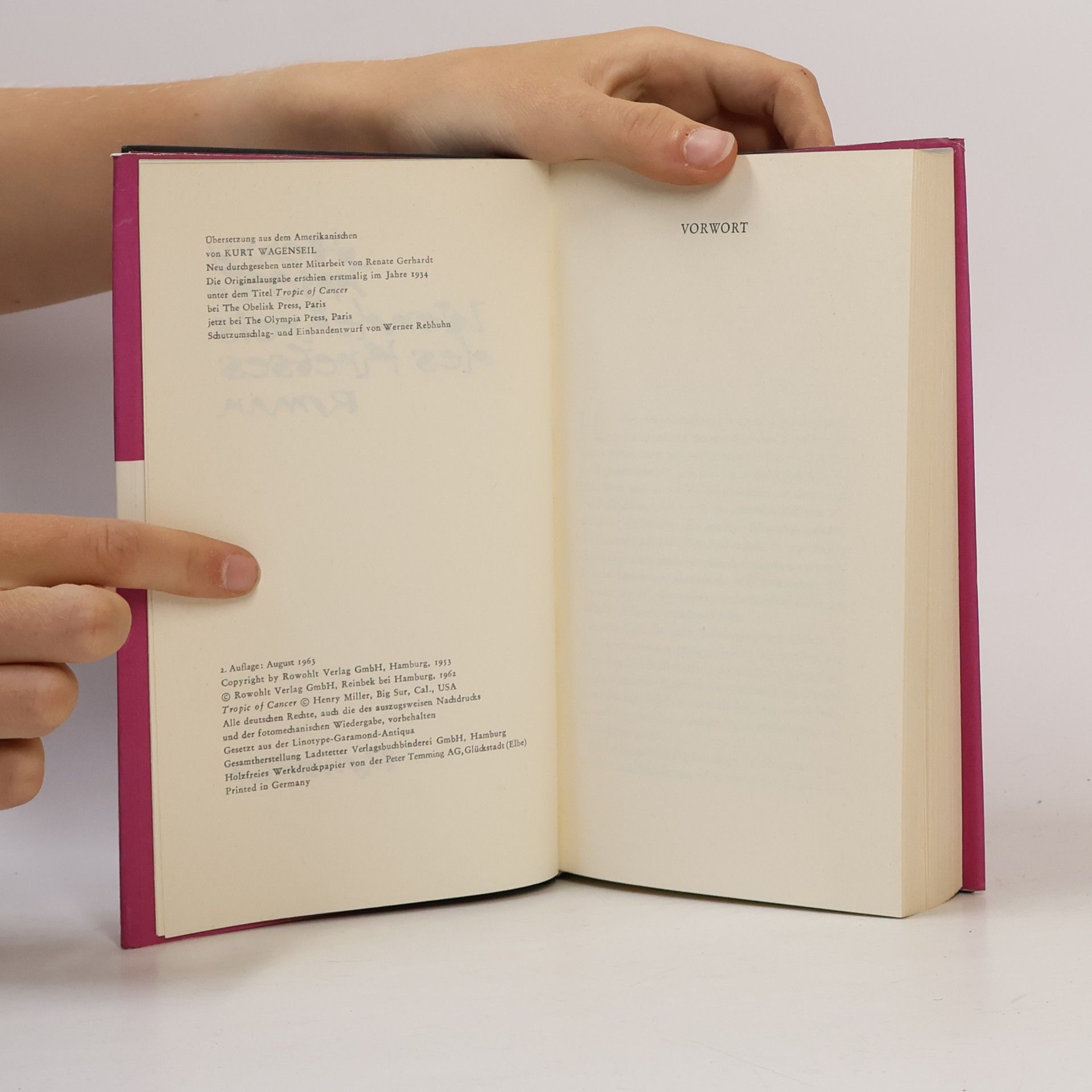Henry Miller Wendekreis des Krebses