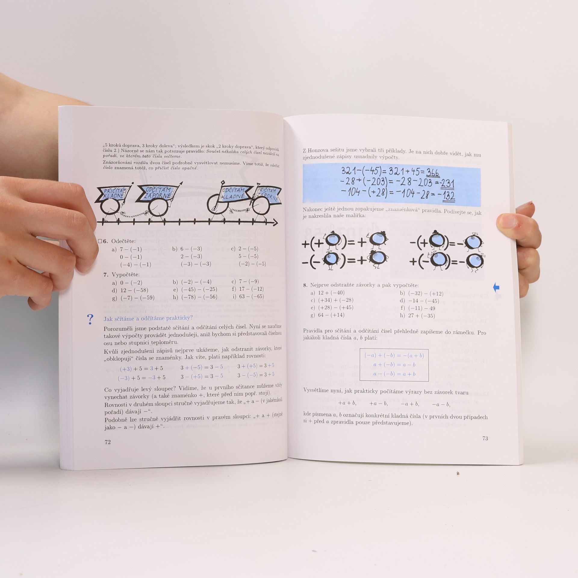 Jiří Herman Matematika. Prima. Kladná a záporná čísla
