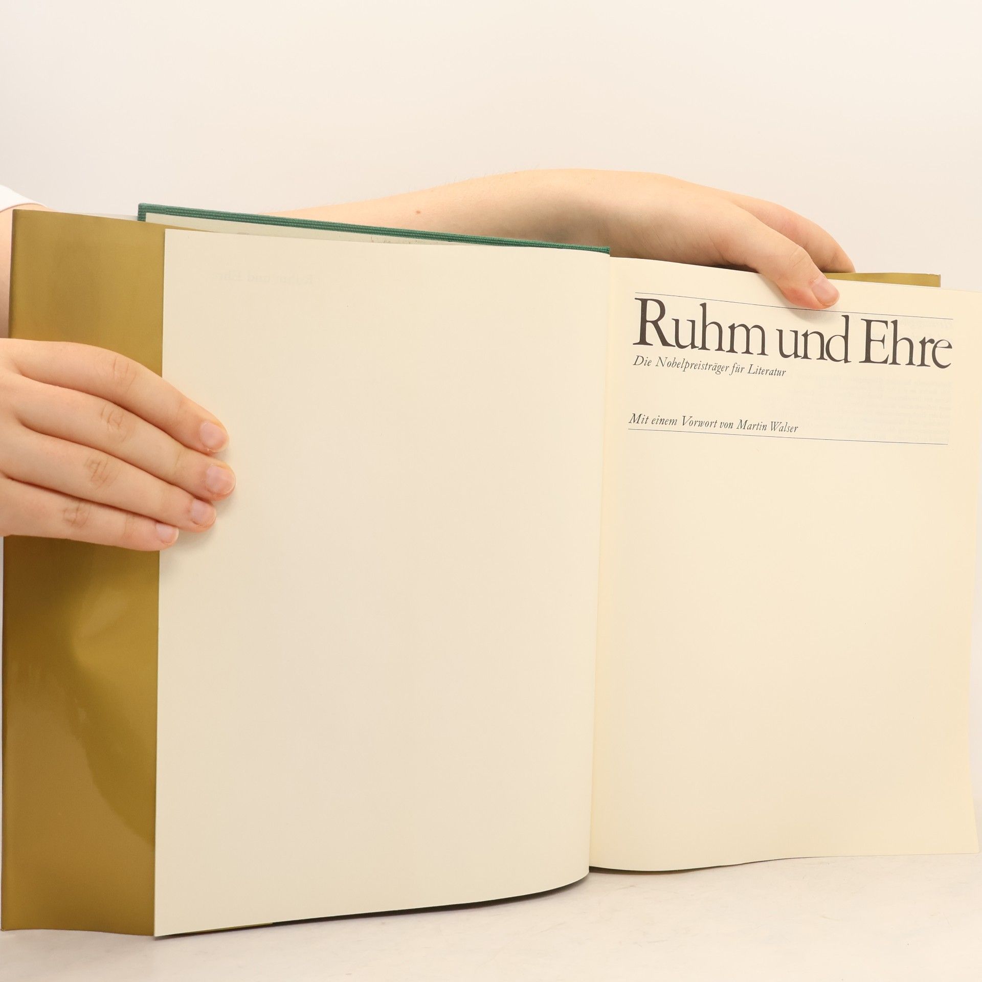 Martin Walser Ruhm und Ehre. Die Nobelpreisträger für Literatur