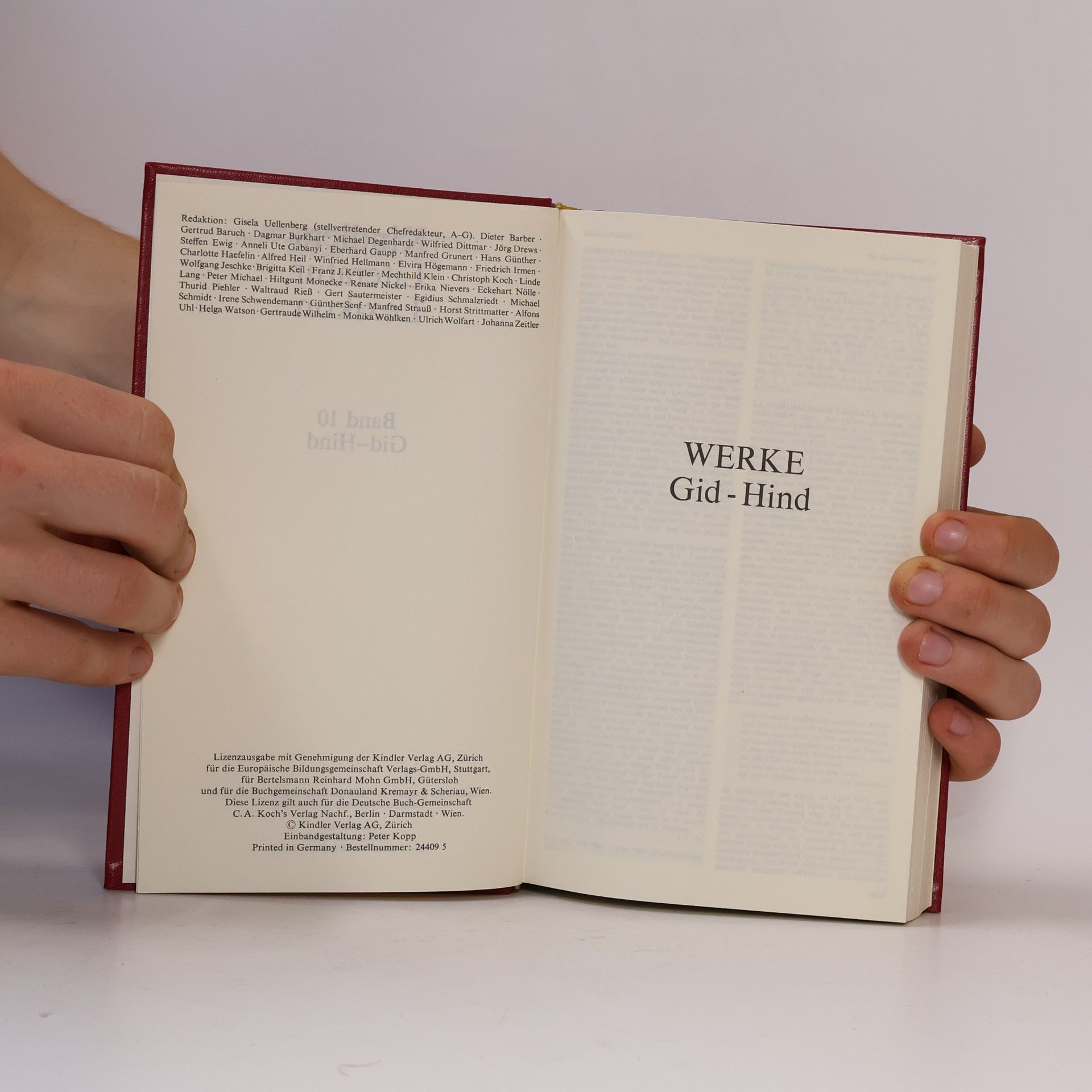 Collectif d'auteurs Kindlers Literatur Lexikon, Gid-Hind, 10