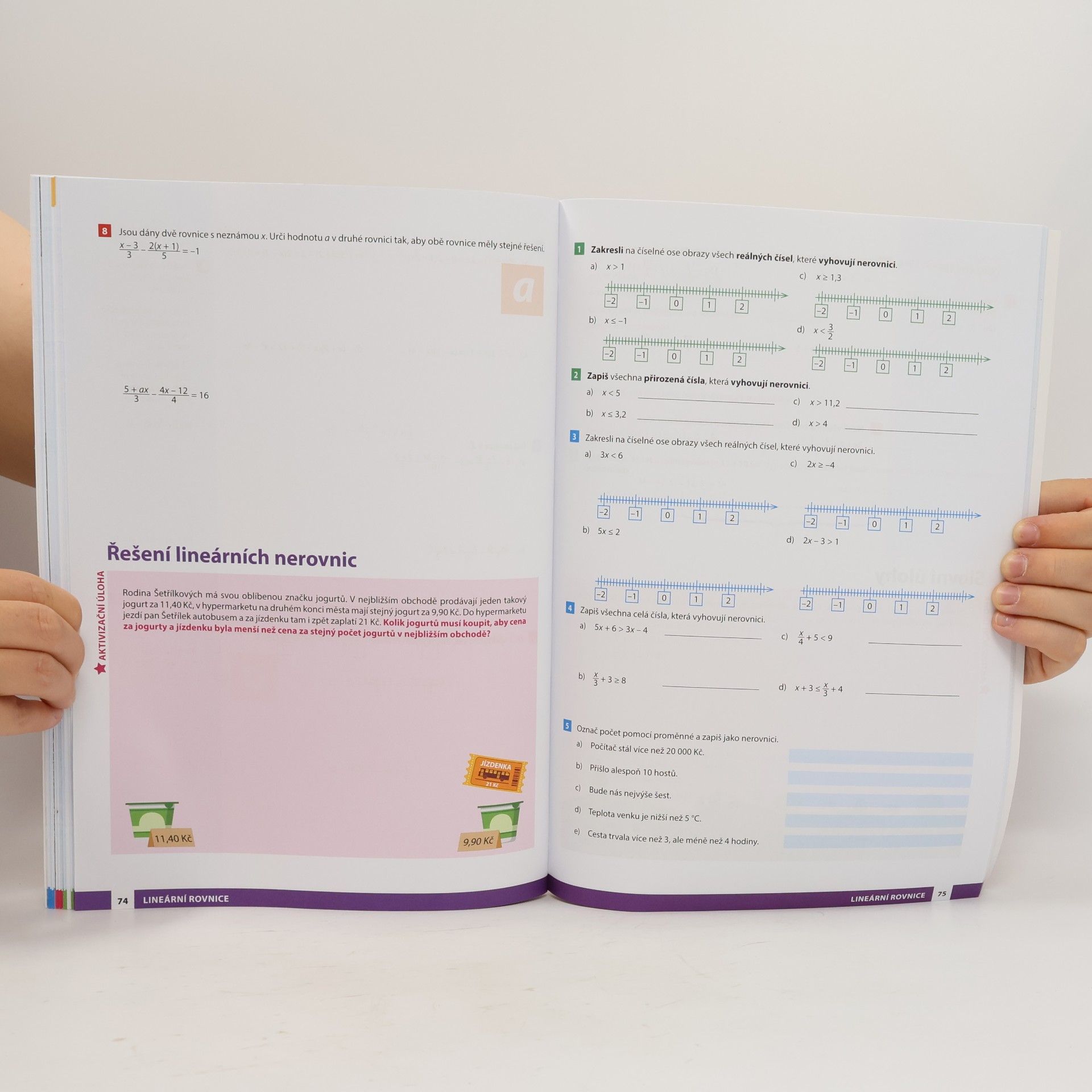 TAKTIK Matematika v pohodě 8 - Algebra - pracovní sešit