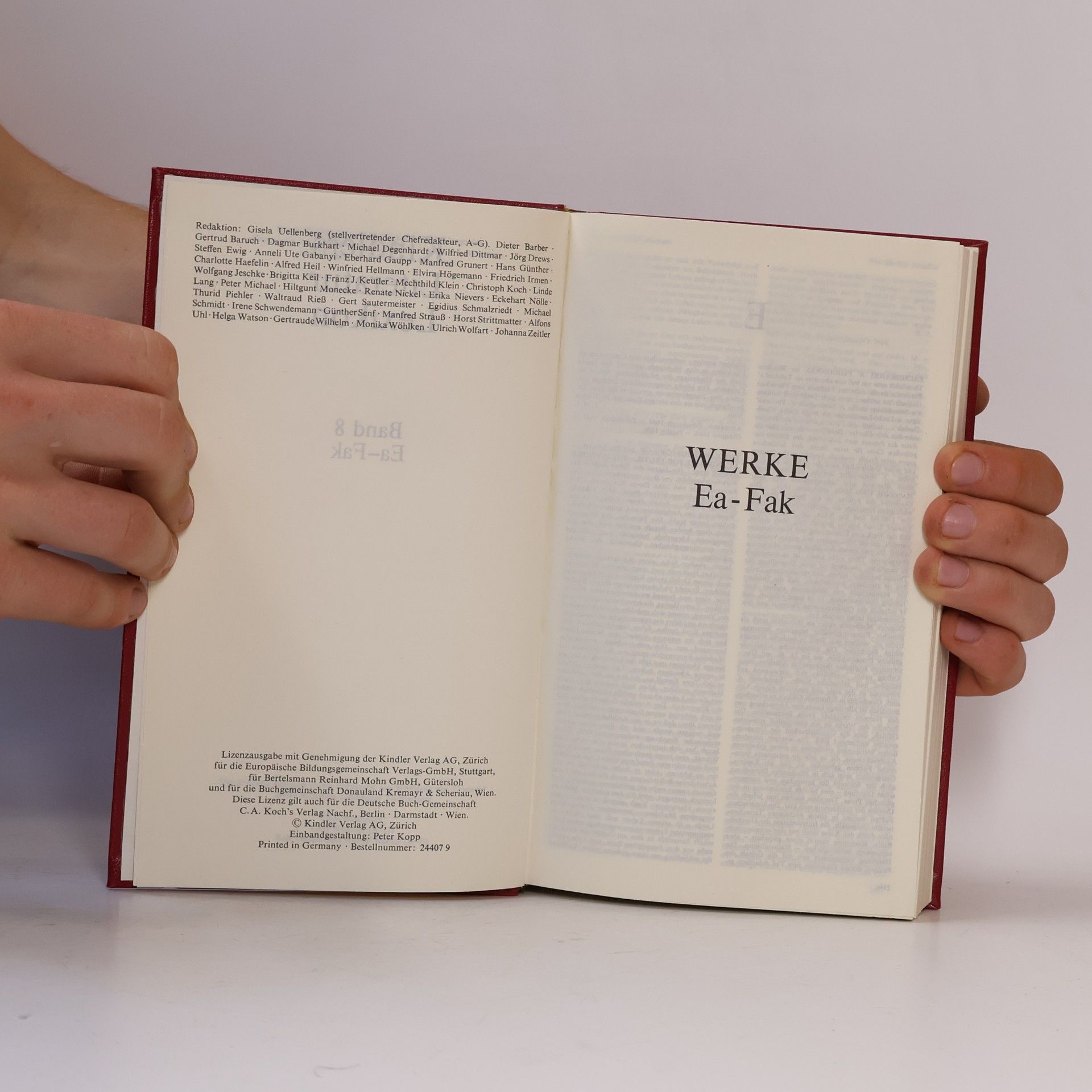 Autorenkollektiv Kindlers Literatur Lexikon 8. Ea-Fak
