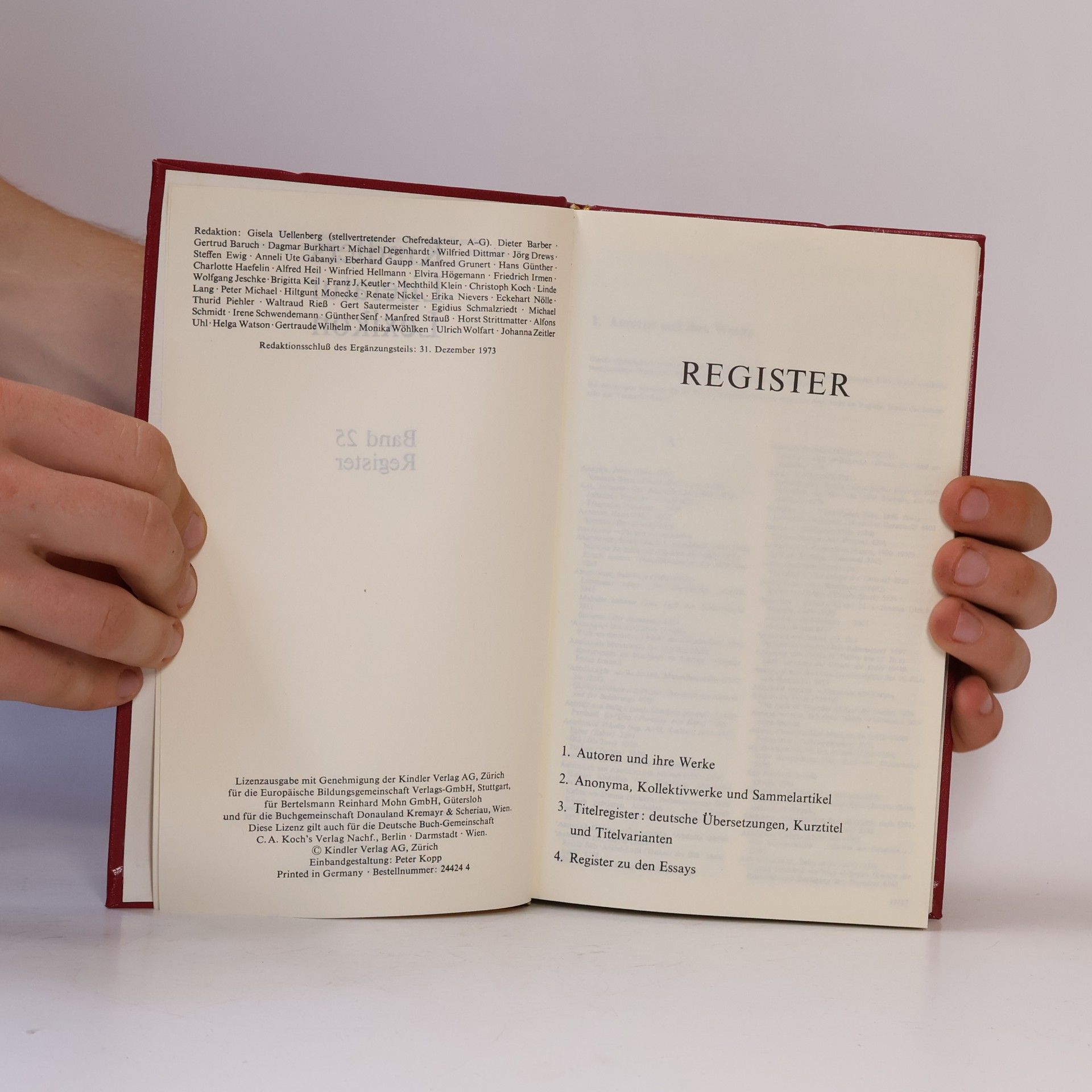 Collectif d'auteurs Kindlers Literatur Lexikon. Band 25