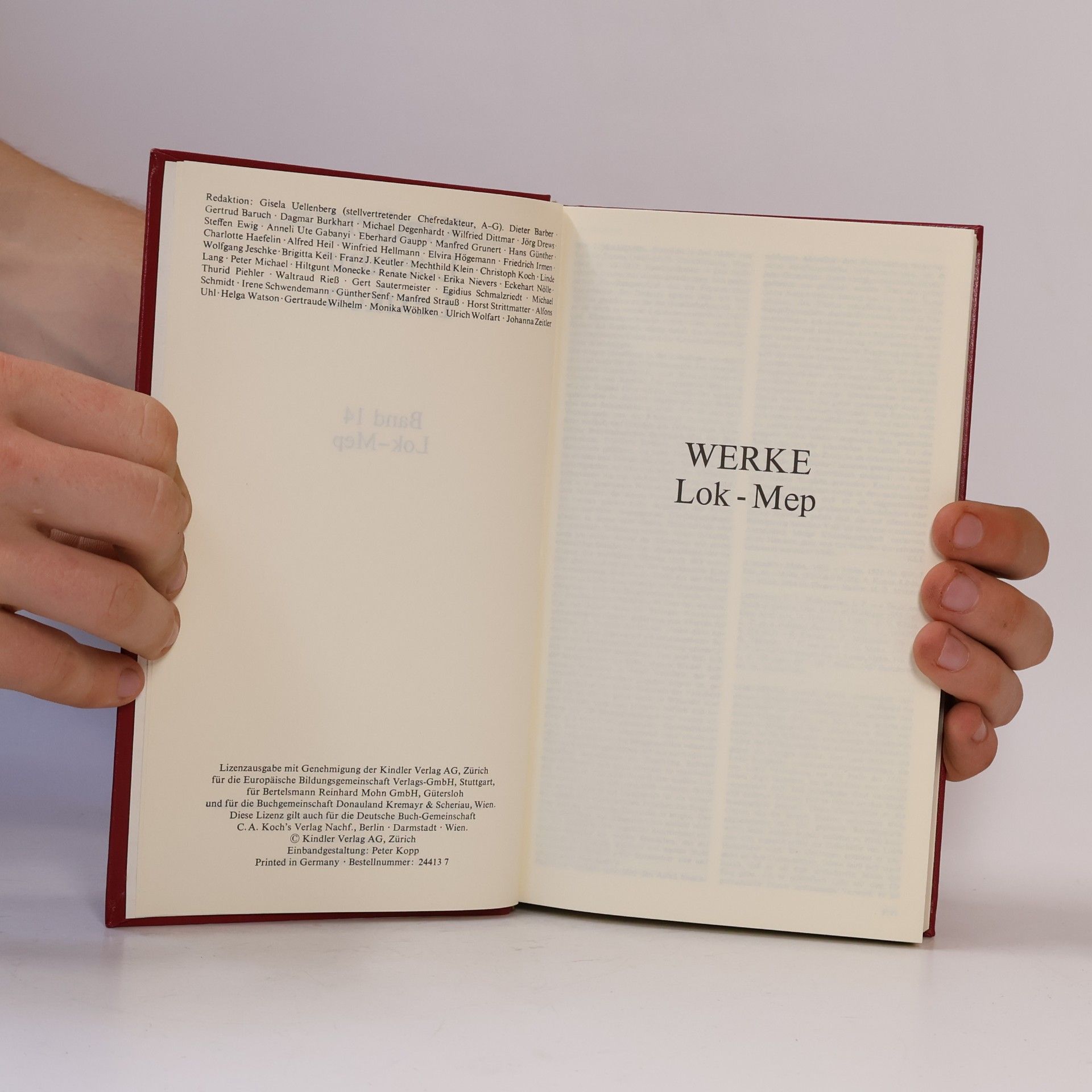 Autores varios Kindlers Literatur Lexikon, Lok-Mep, 14