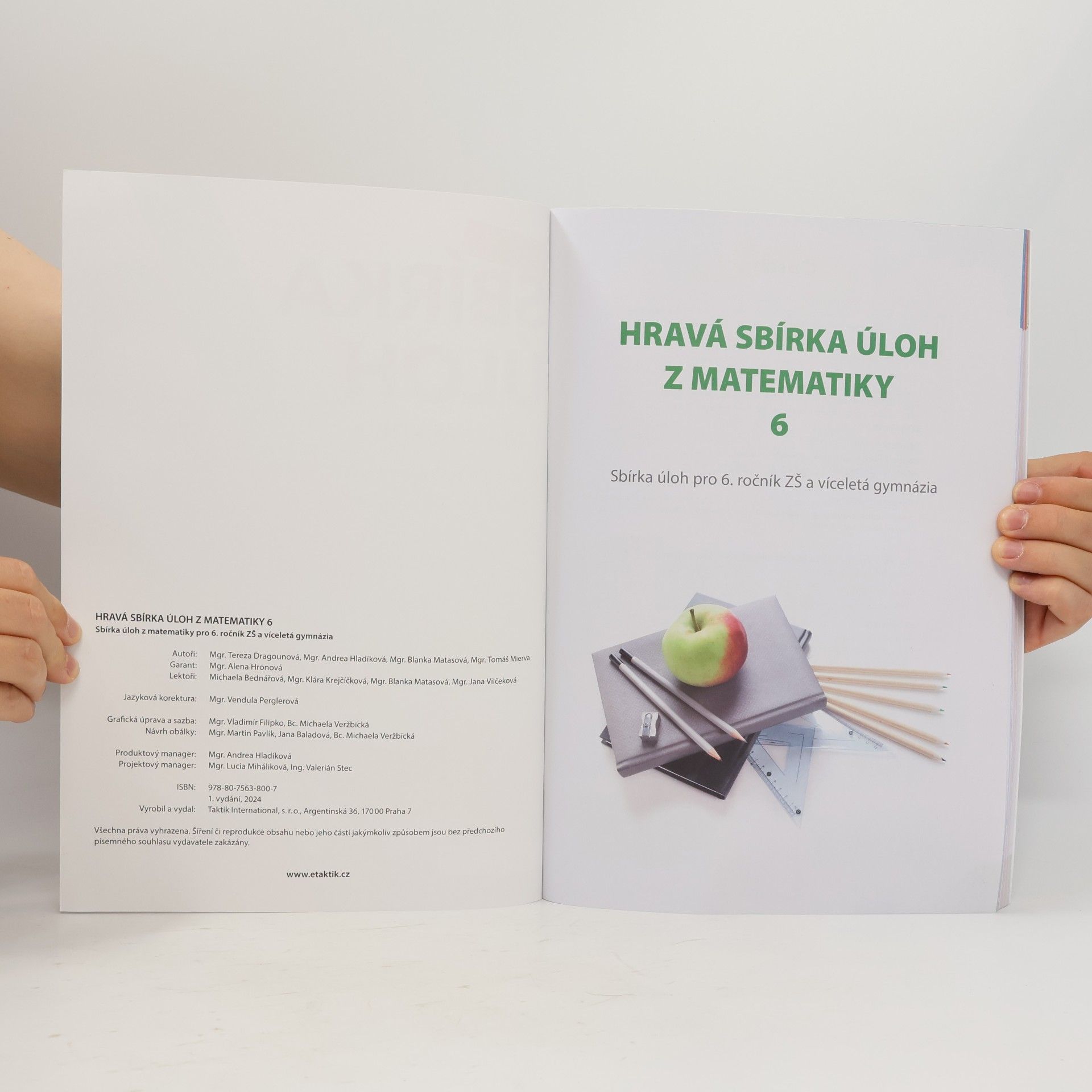 Tereza Dragounová Hravá sbírka úloh z matematiky 6