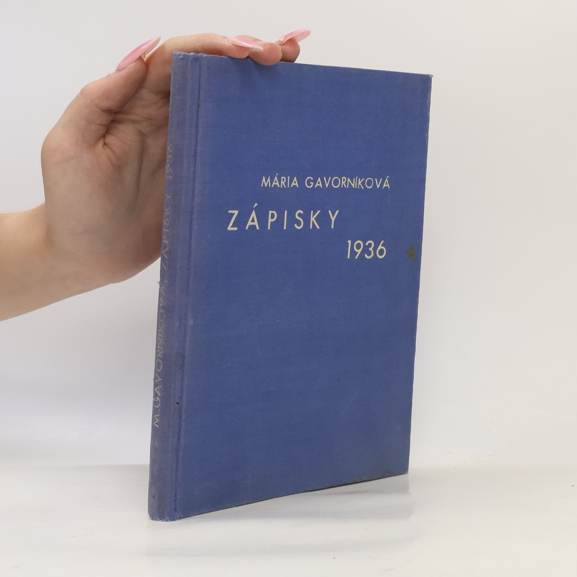 Mária Gavorníková Zápisky 1936