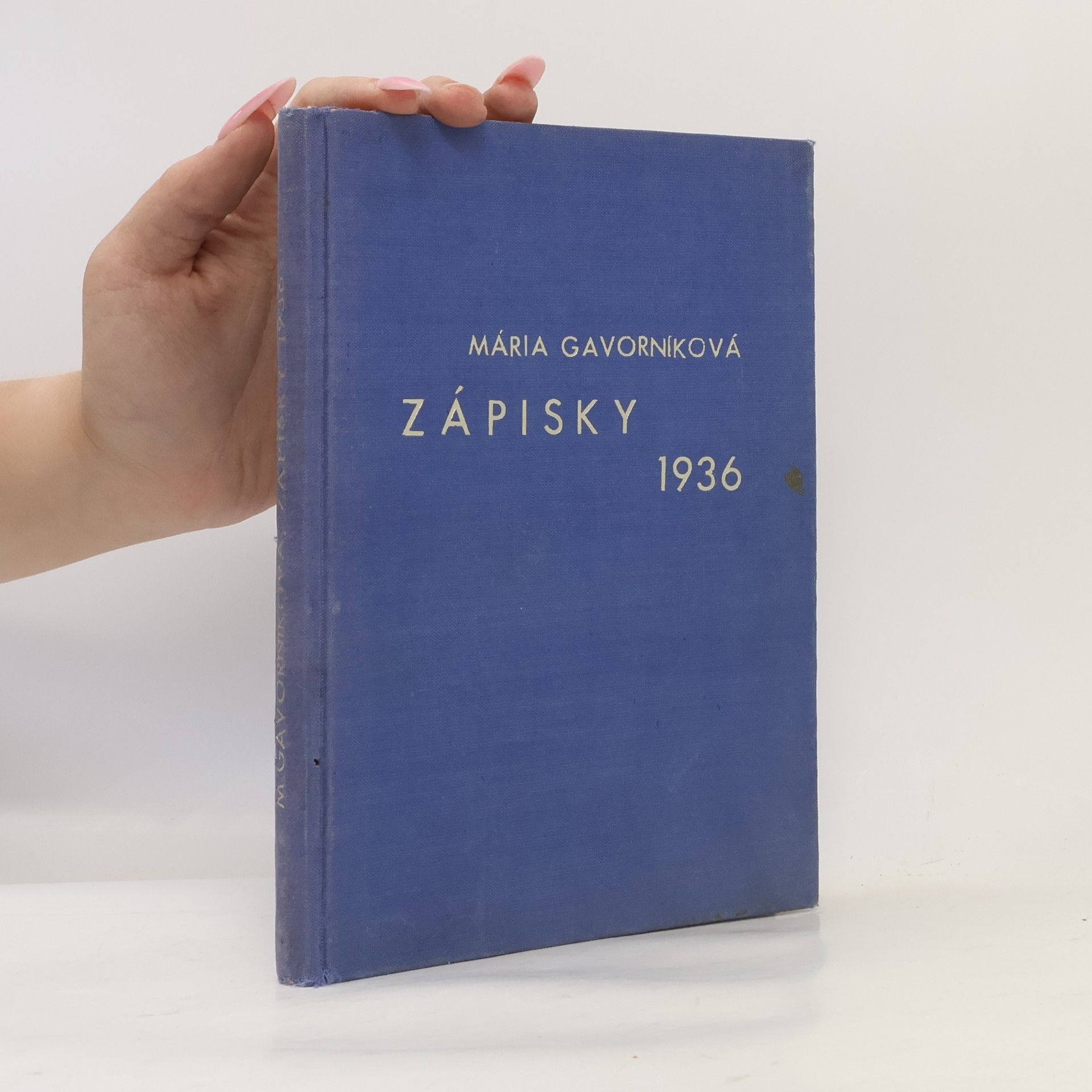 Mária Gavorníková Zápisky 1936