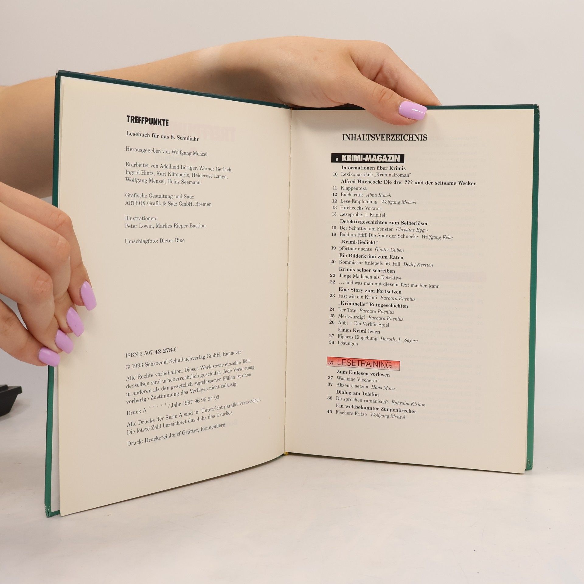Adelheid Böttger Treffpunkte - Lesebuch