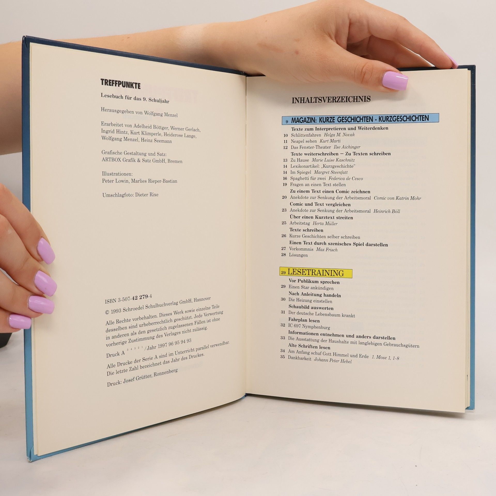 Adelheid Böttger Treffpunkte - Lesebuch