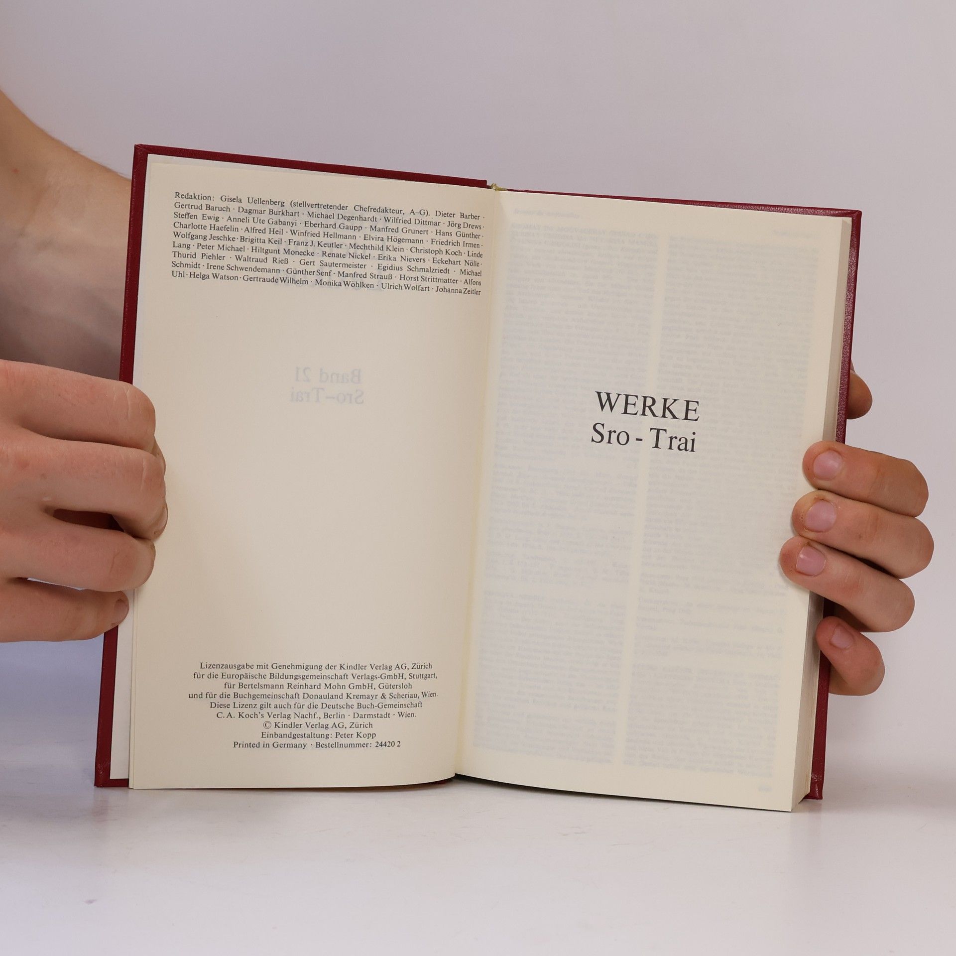 Autorenkollektiv Kindlers Literatur Lexikon 21. Sro-Trai