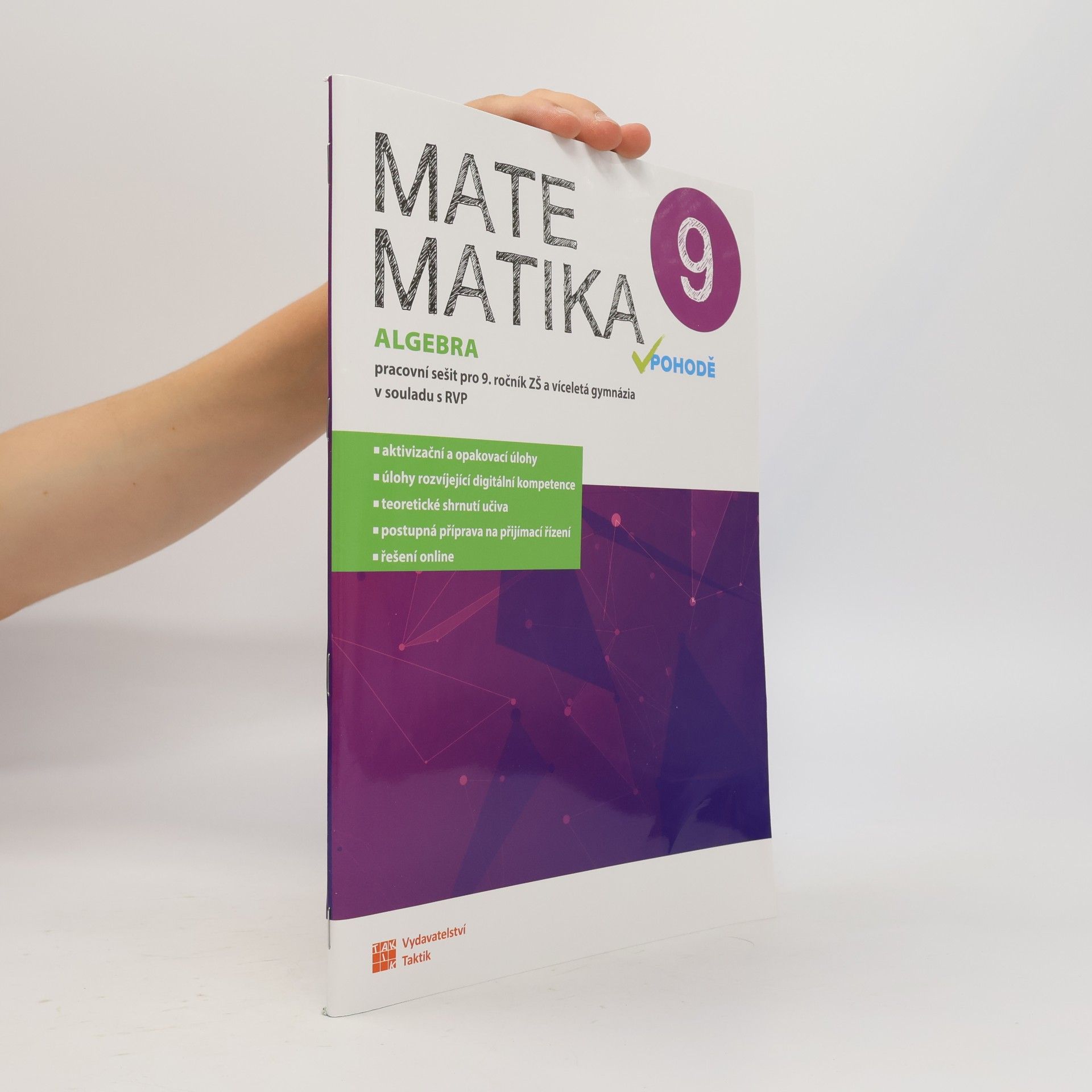 Various authors Matematika v pohodě 9 - Algebra - pracovní sešit
