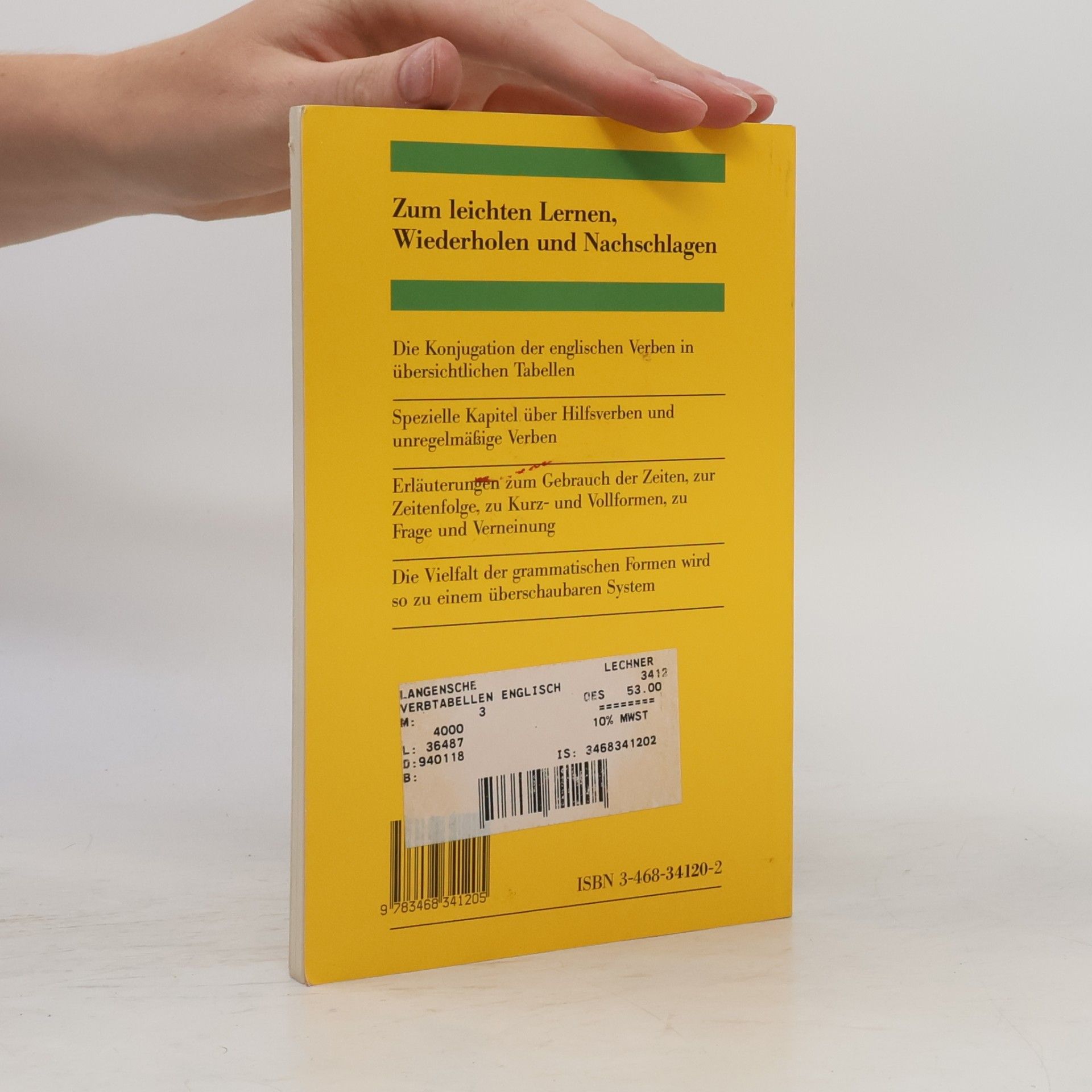 Kolektiv autorů Langenscheidts Verb-Tabellen. Englisch