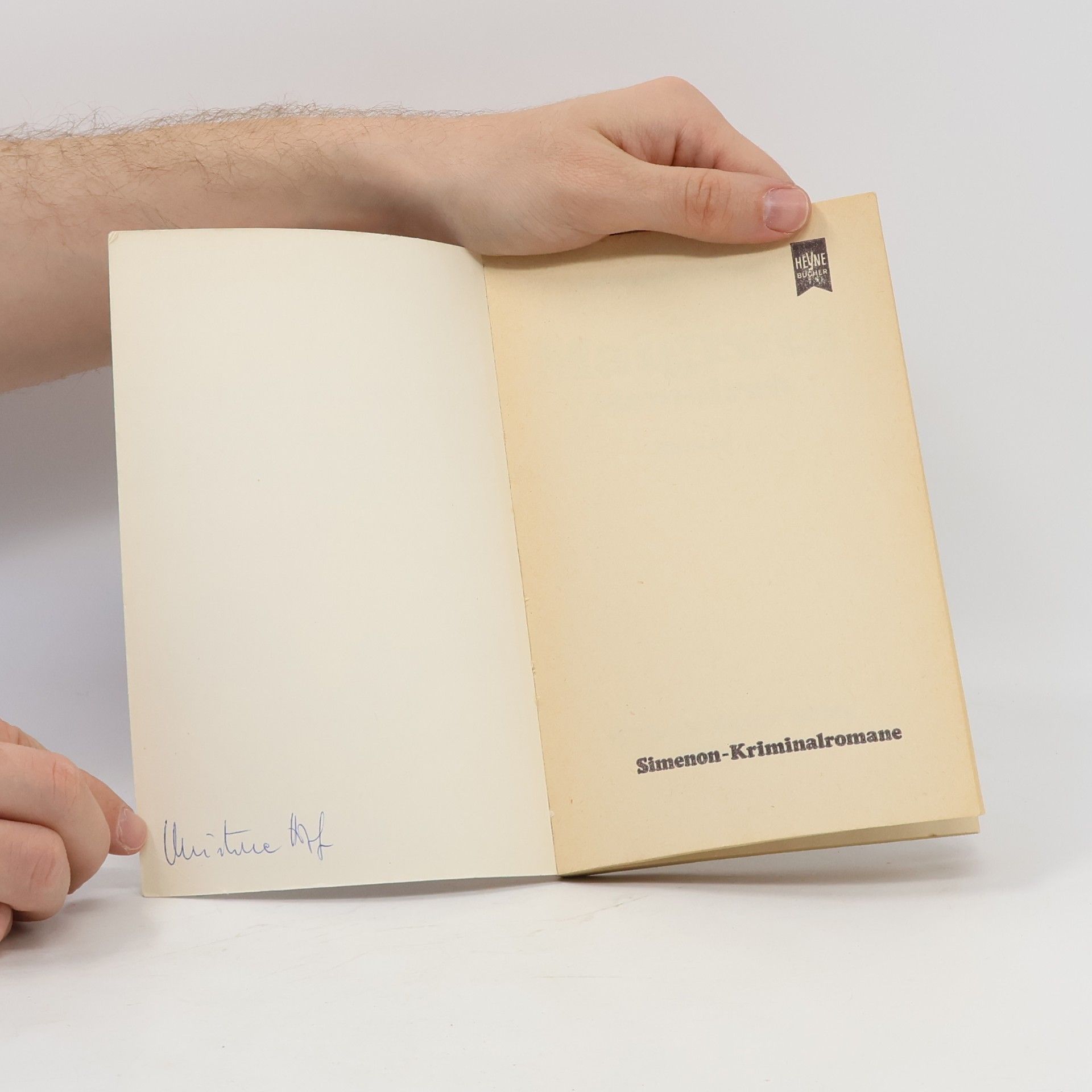 Georges Simenon Maigrets Memoiren