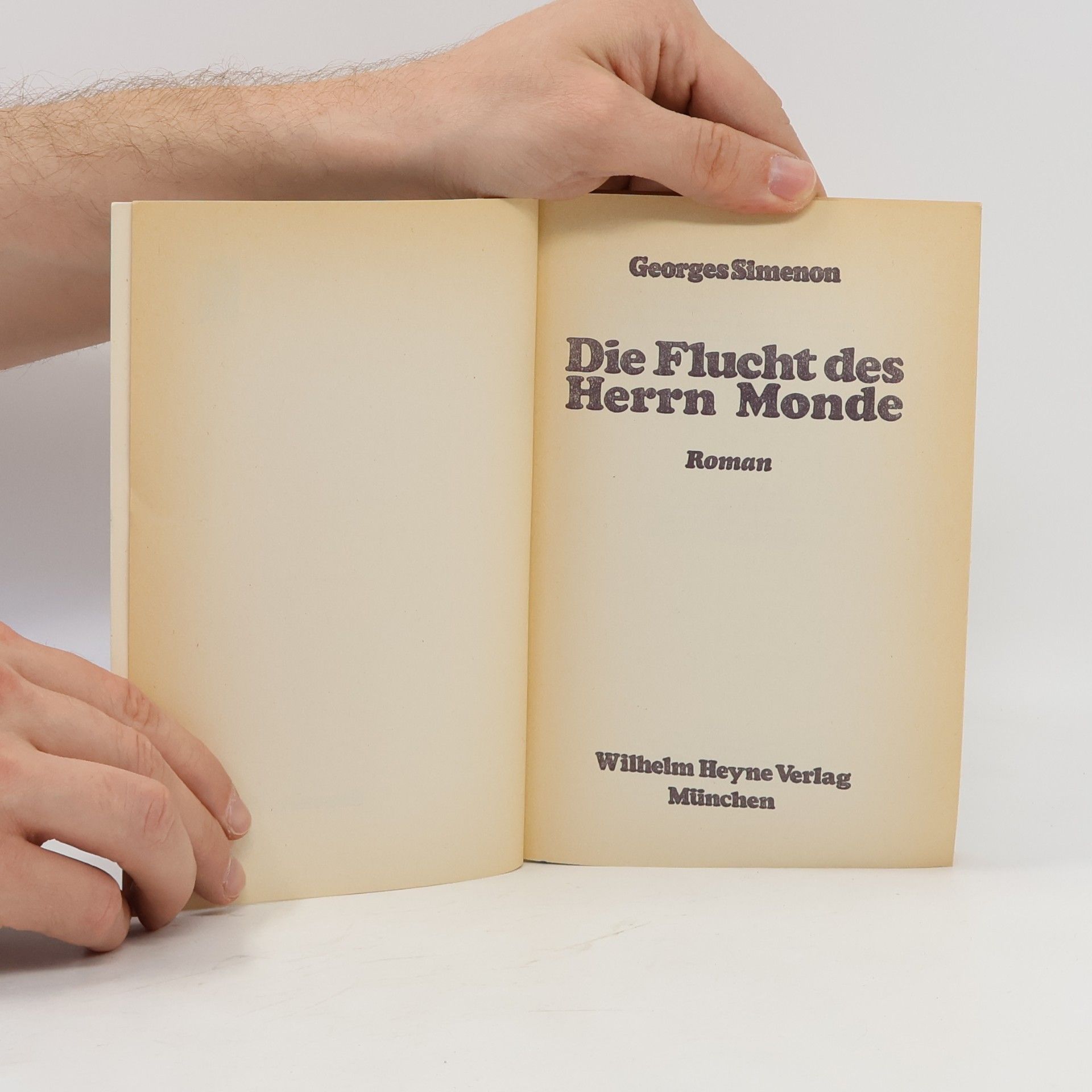 Georges Simenon Die Flucht des Herrn Monde