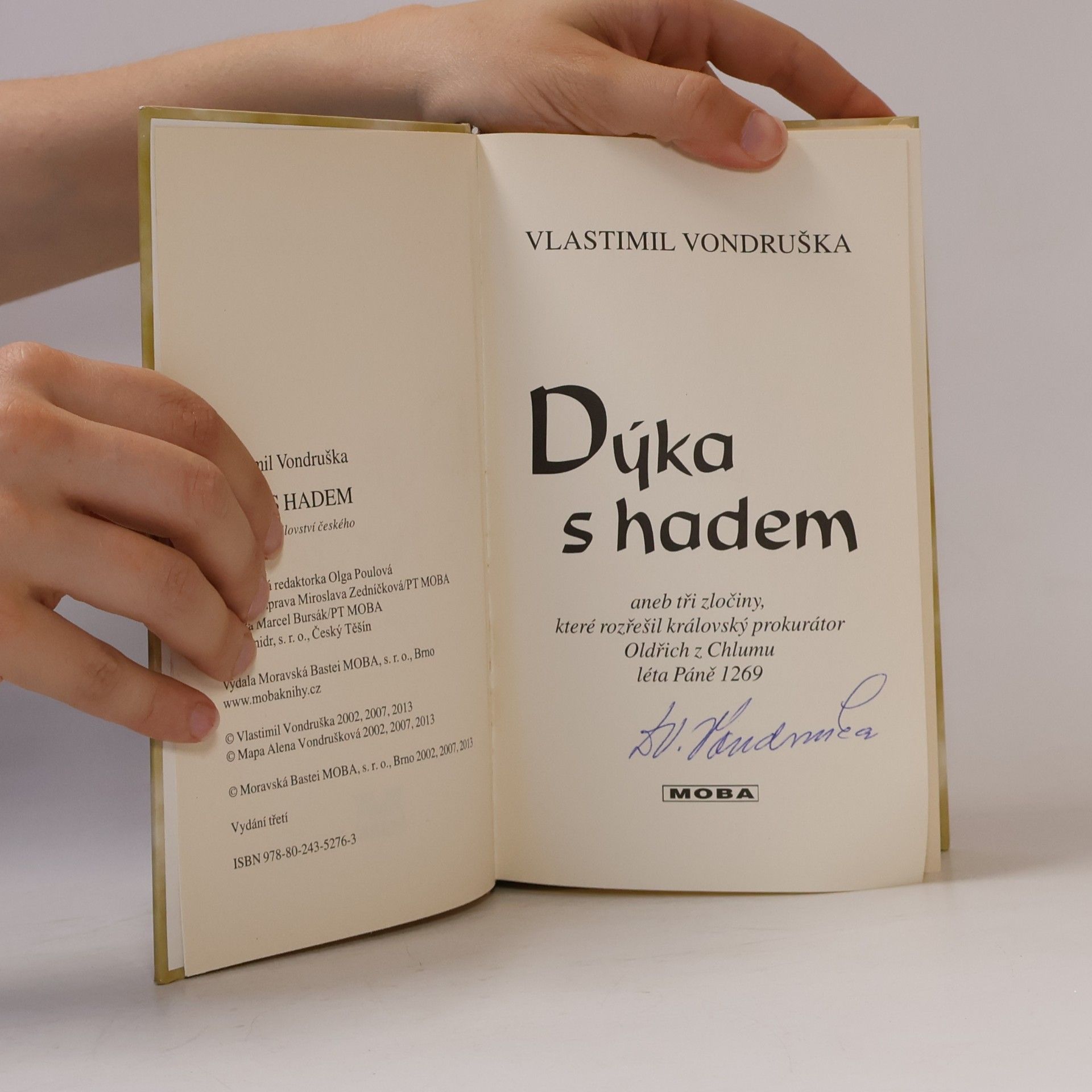 Vlastimil Vondruška Dýka s hadem