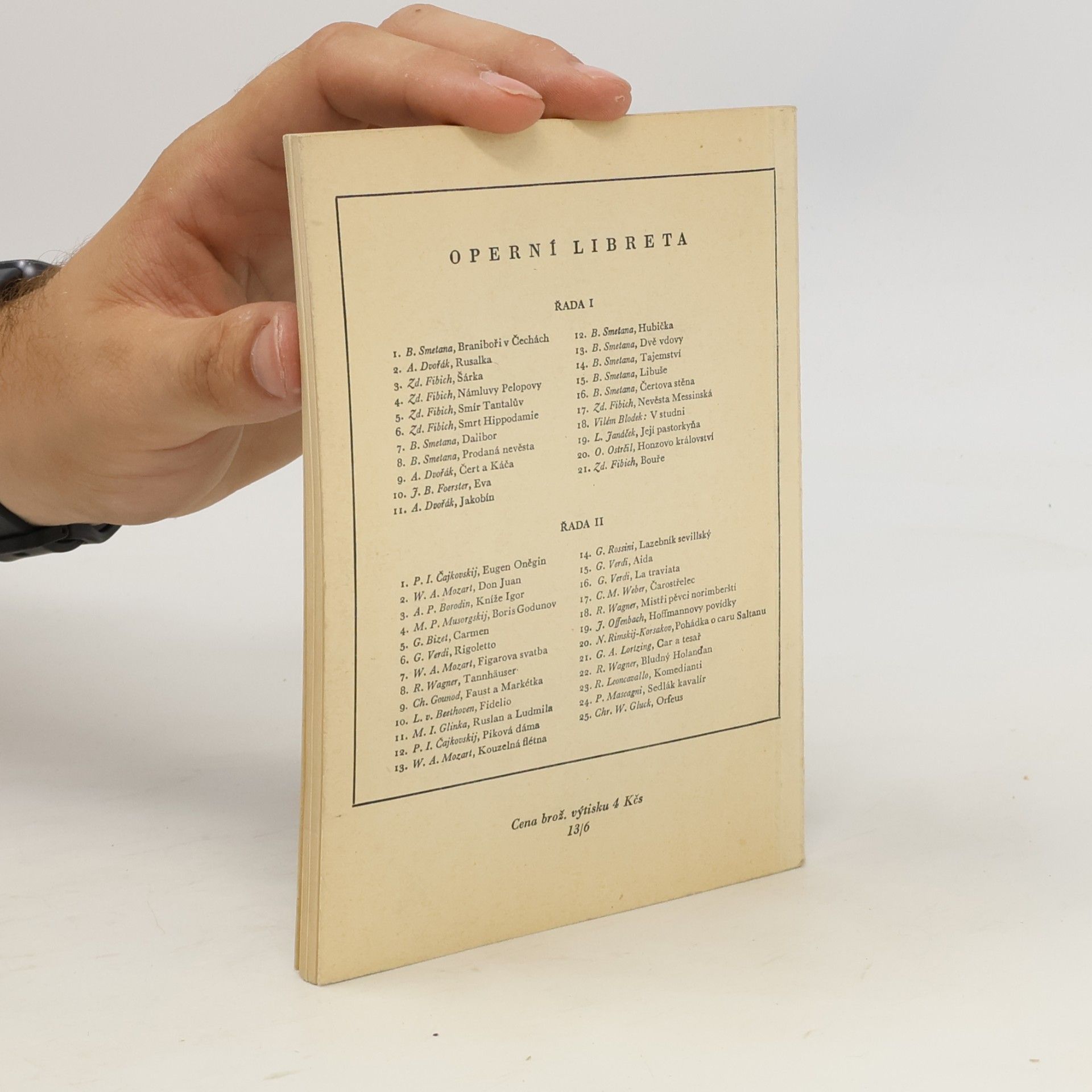 Antonín Dvořák Operní libreta I-9. Čert a káča