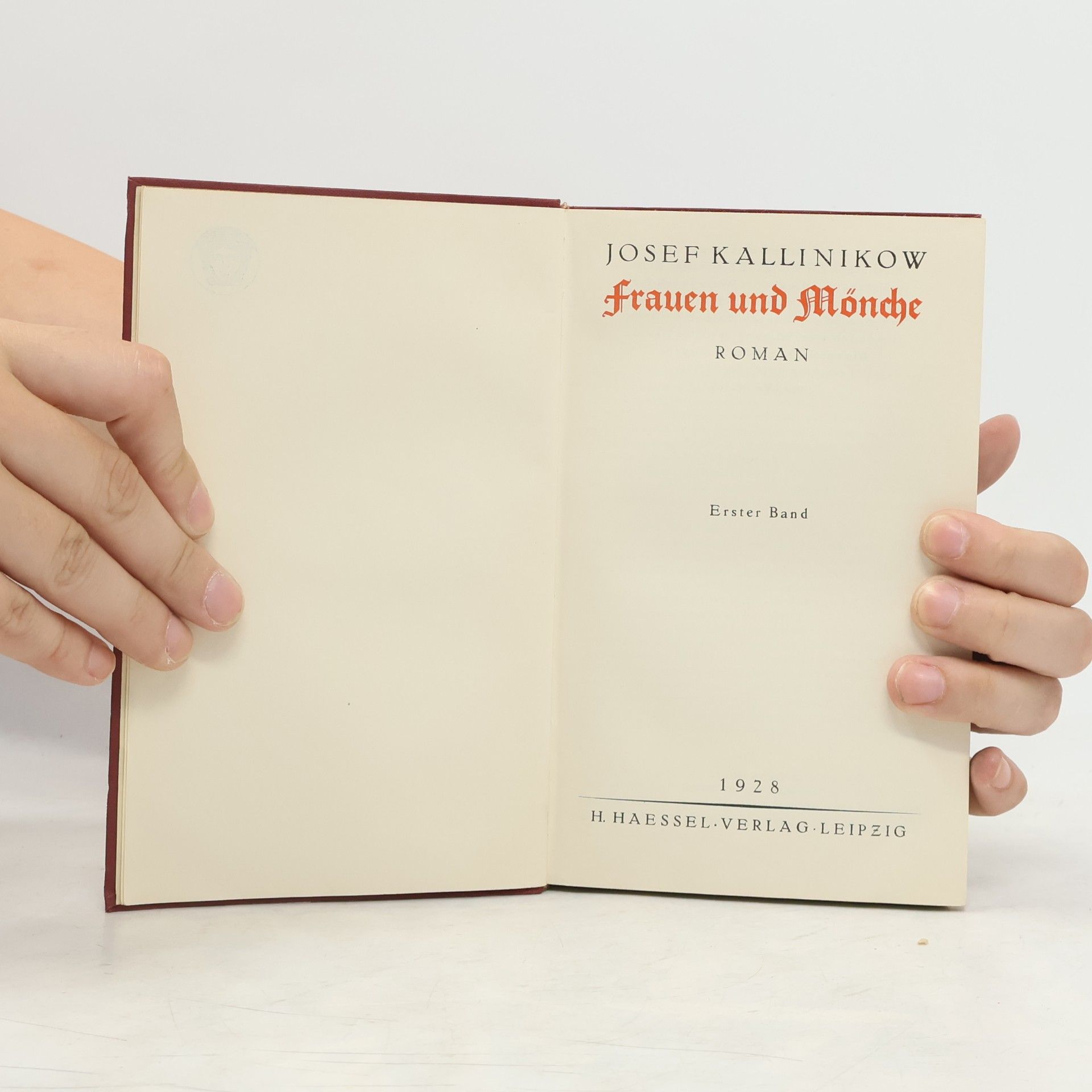 Josef Kallinikow Frauen und Mönche
