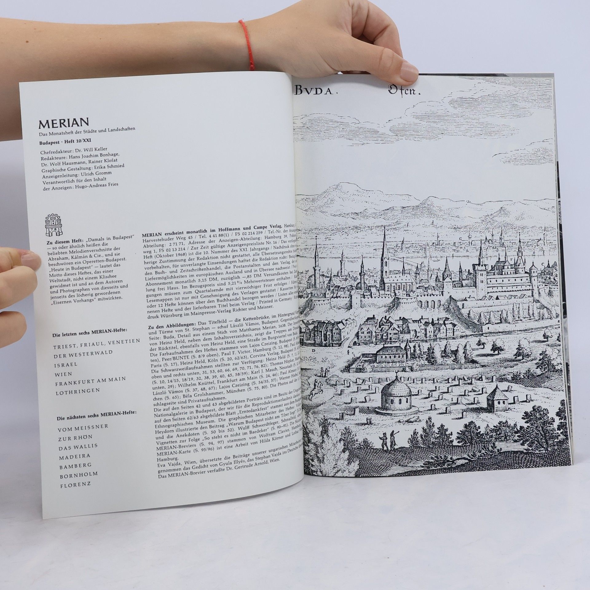 Collectif d'auteurs Merian. Budapest