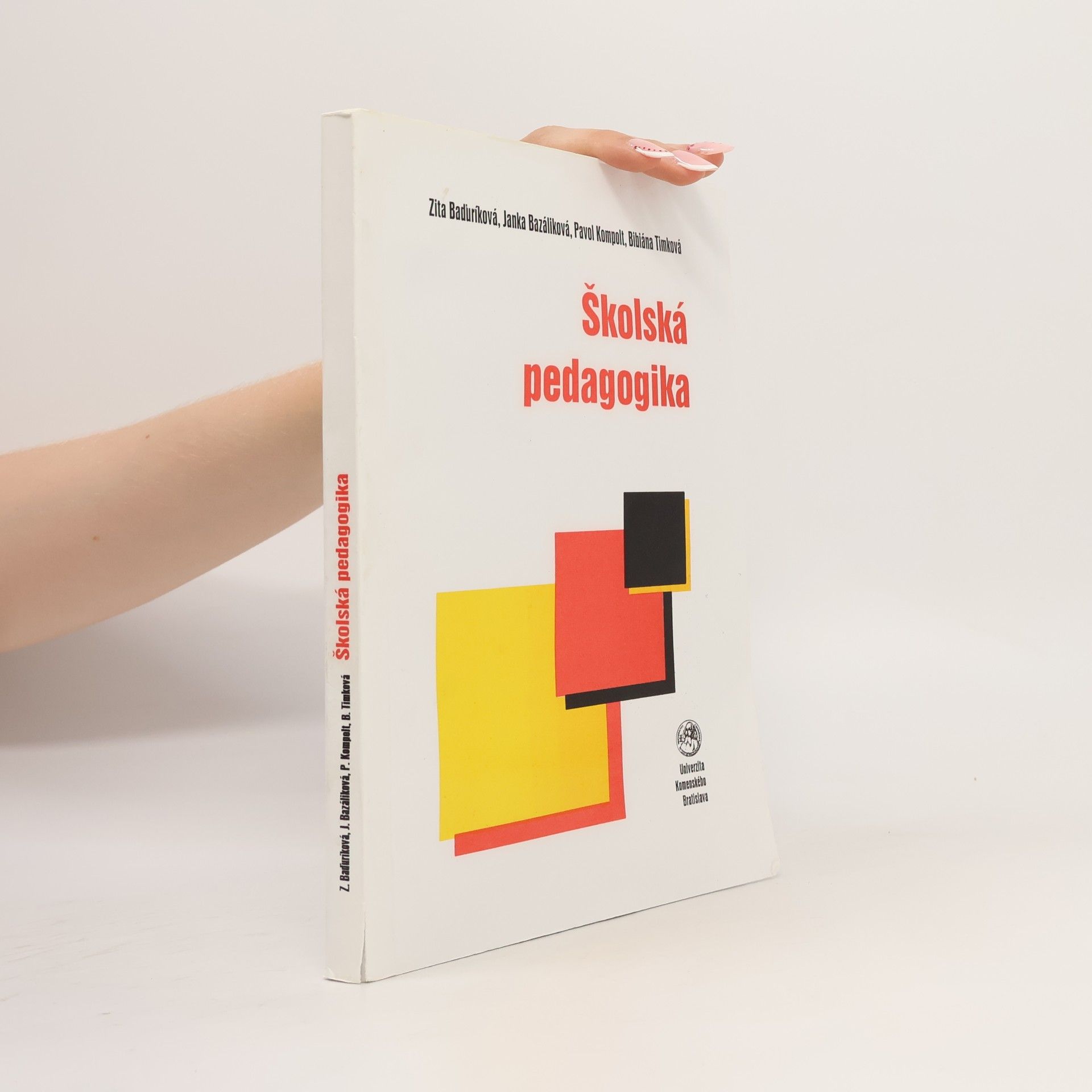 Zita Baďuríková Školská pedagogika