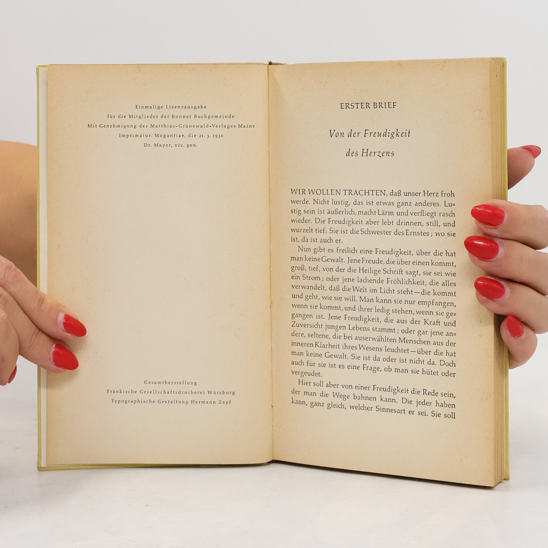 Romano Guardini Briefe über Selbstbildung