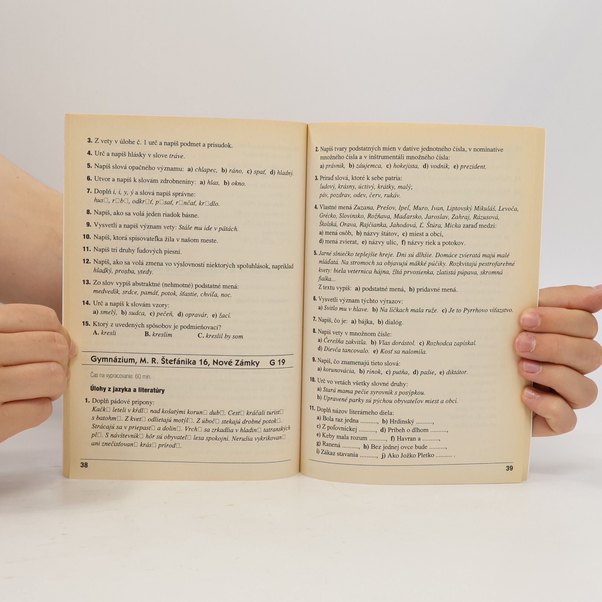 Autorenkollektiv Testy do prímy 2005 slovenský jazyk