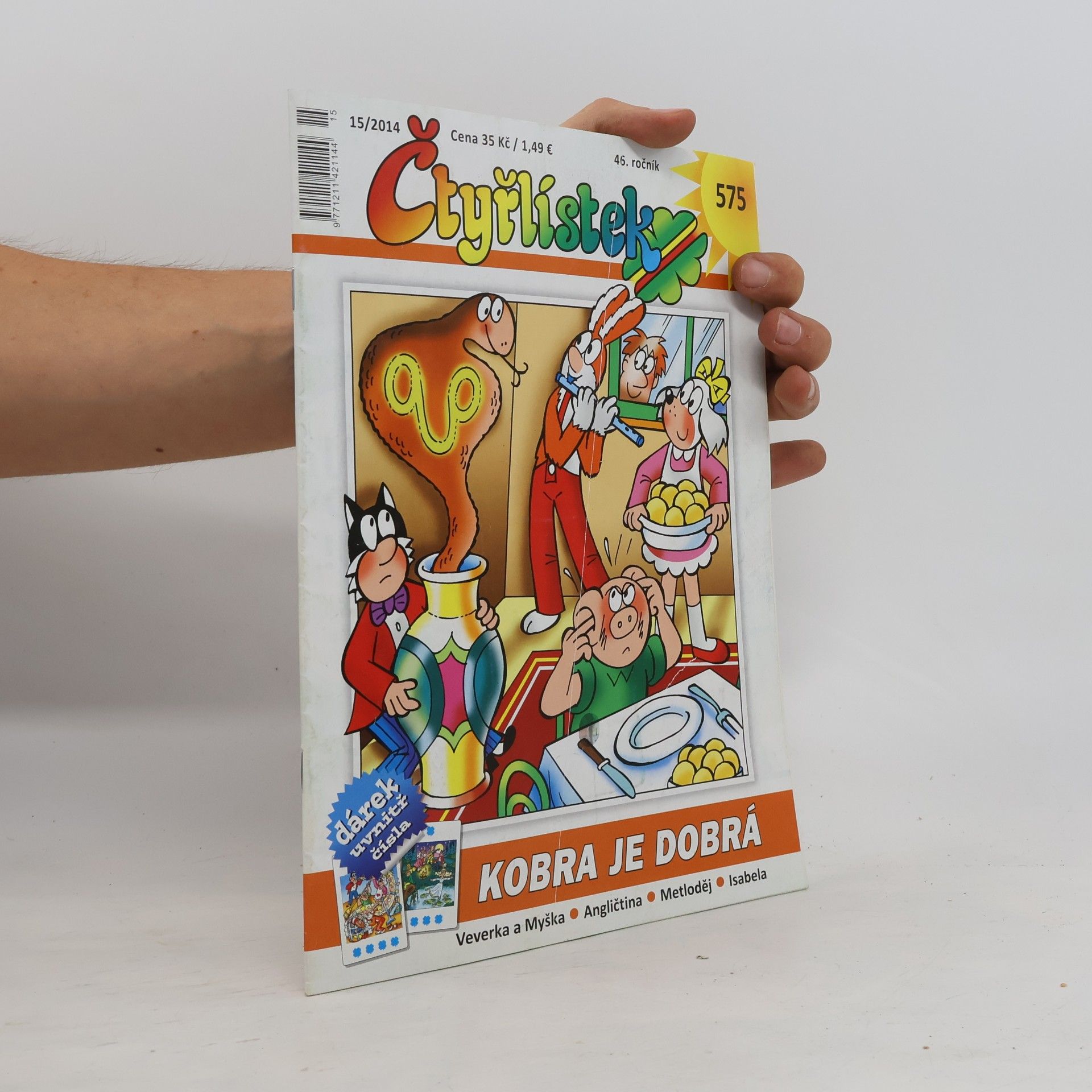 Various authors Čtyřlístek 575, 15/2014. Kobra je dobrá